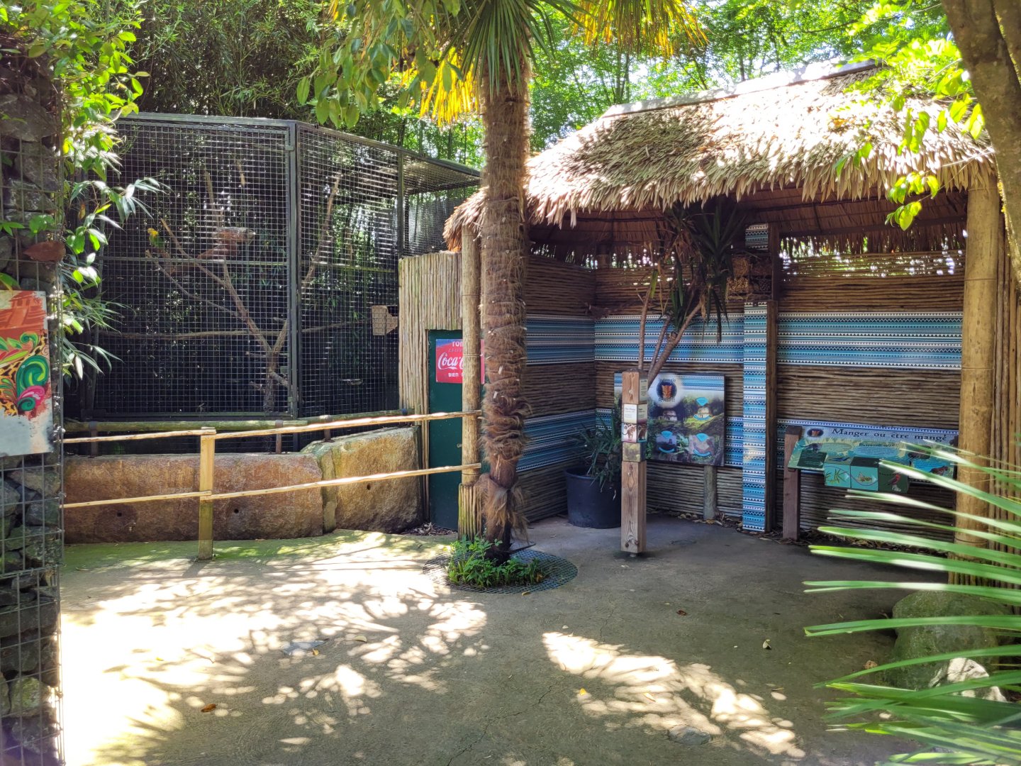 "Le Temple de l'Ocelot" area -Zoo d'Asson (2022)