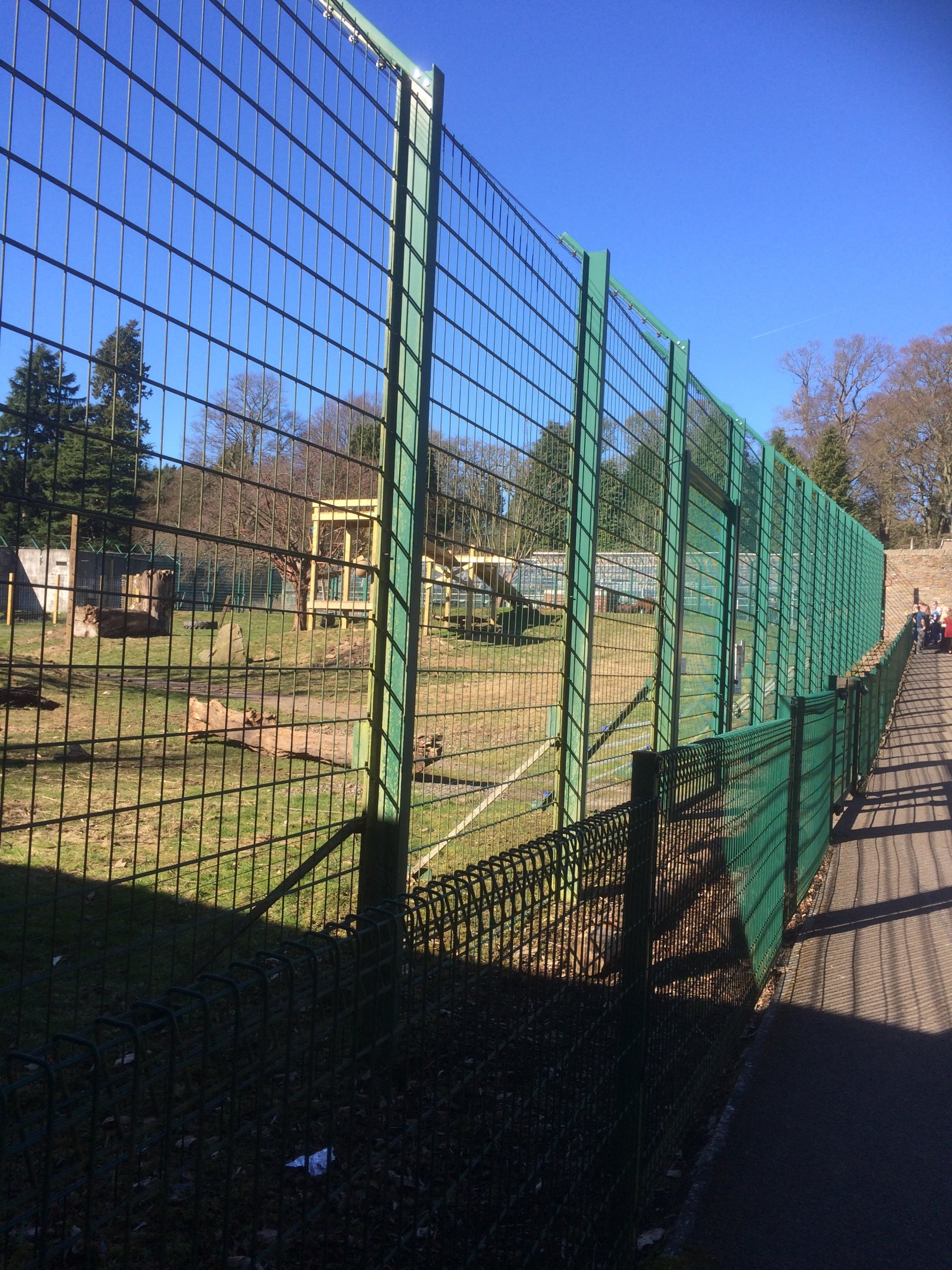 Leading up to the brown bear enclosure