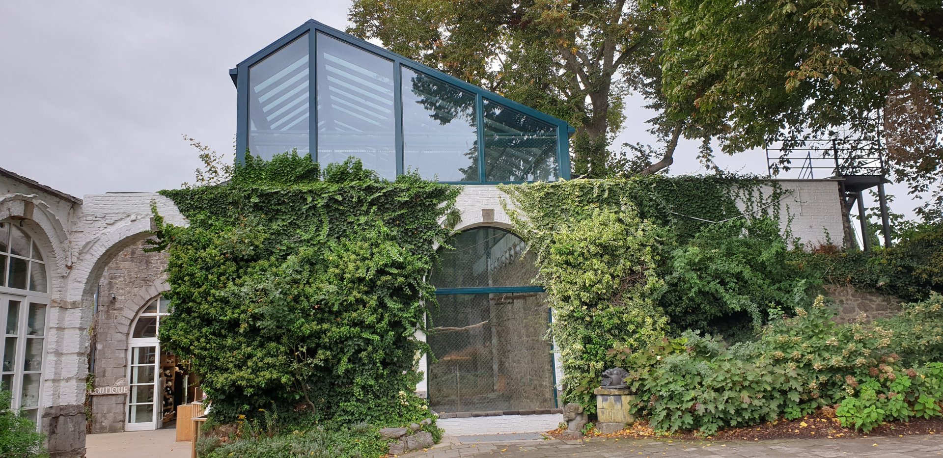 Lear's macaw enclosure