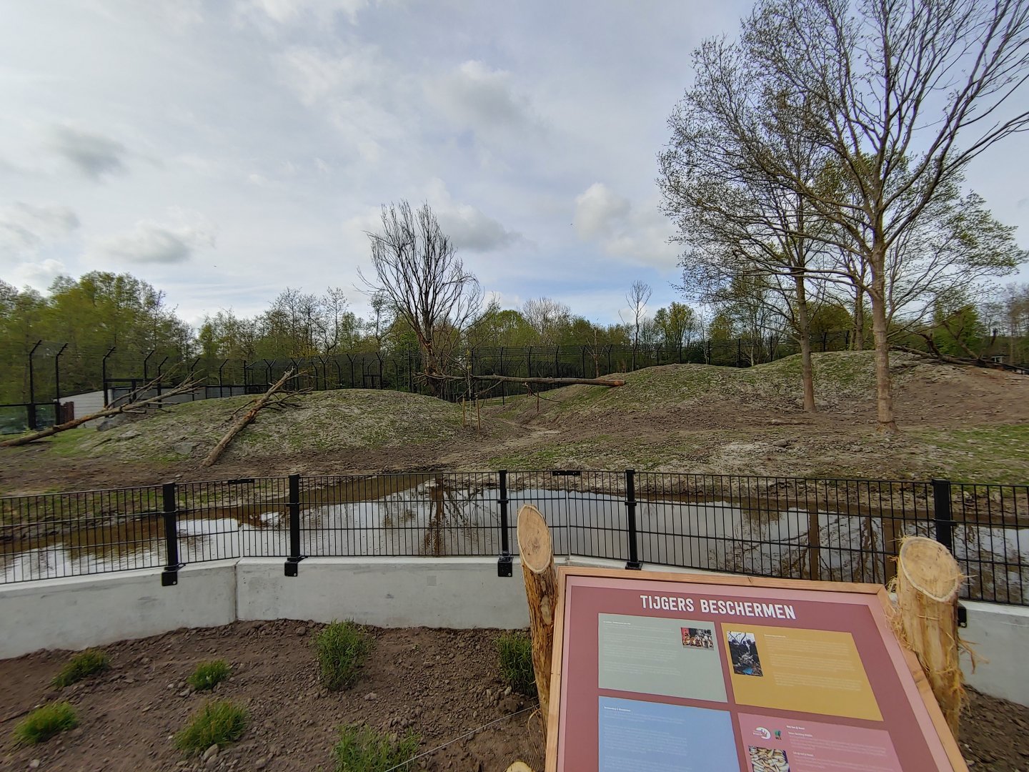 Left tiger enclosure