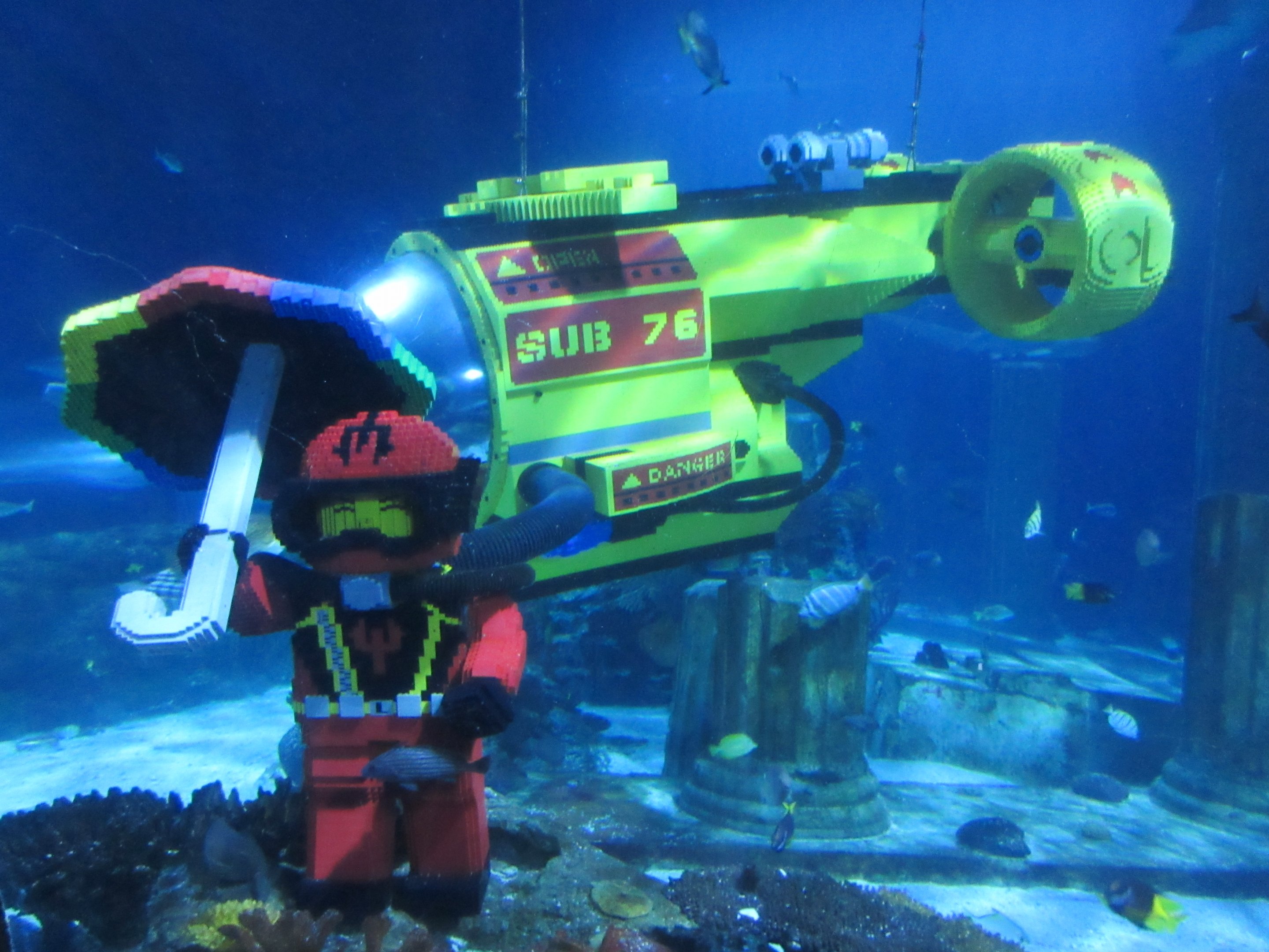 LEGO Figures in the Shark Tank