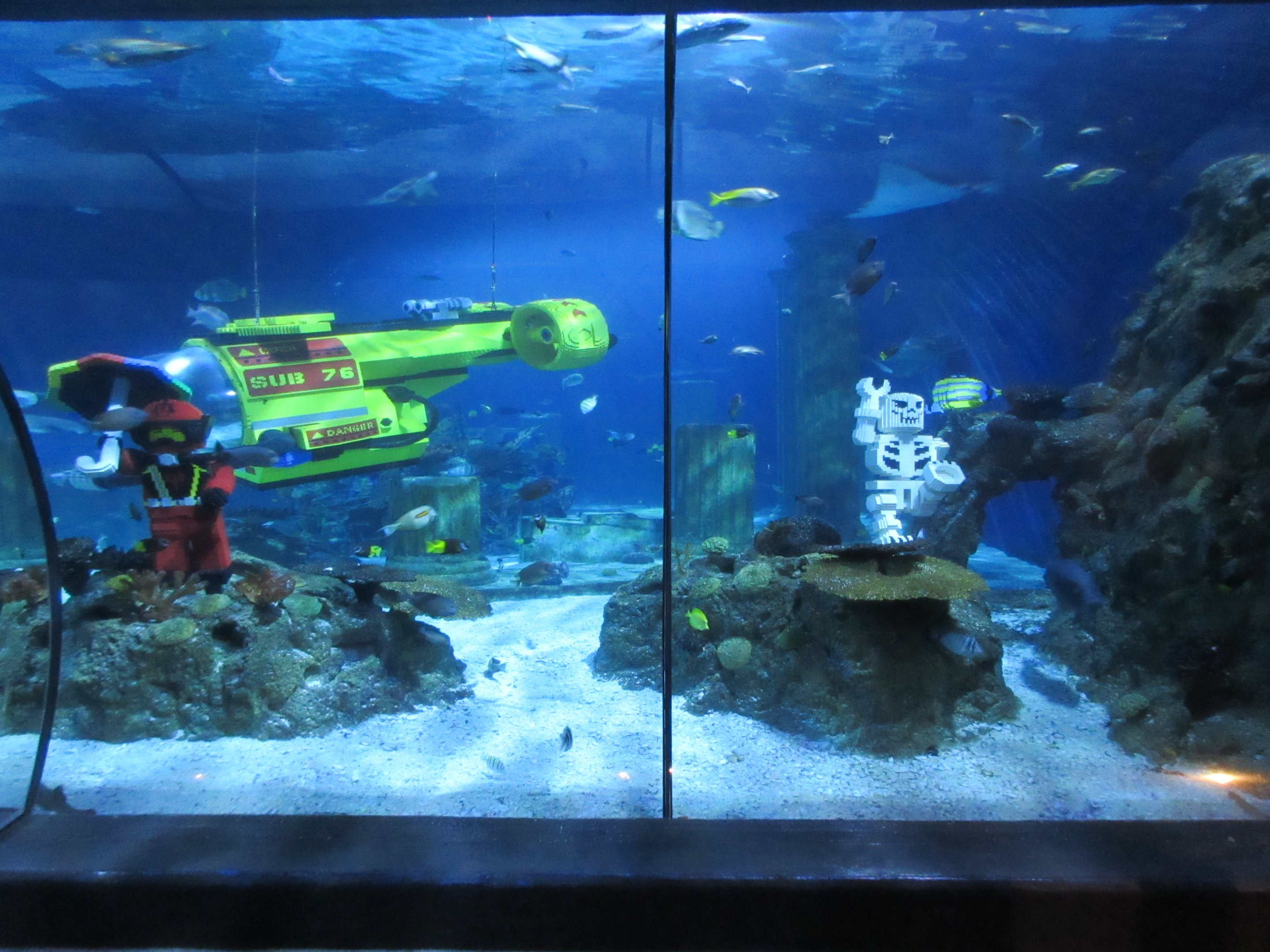 LEGO Figures in the Shark Tank