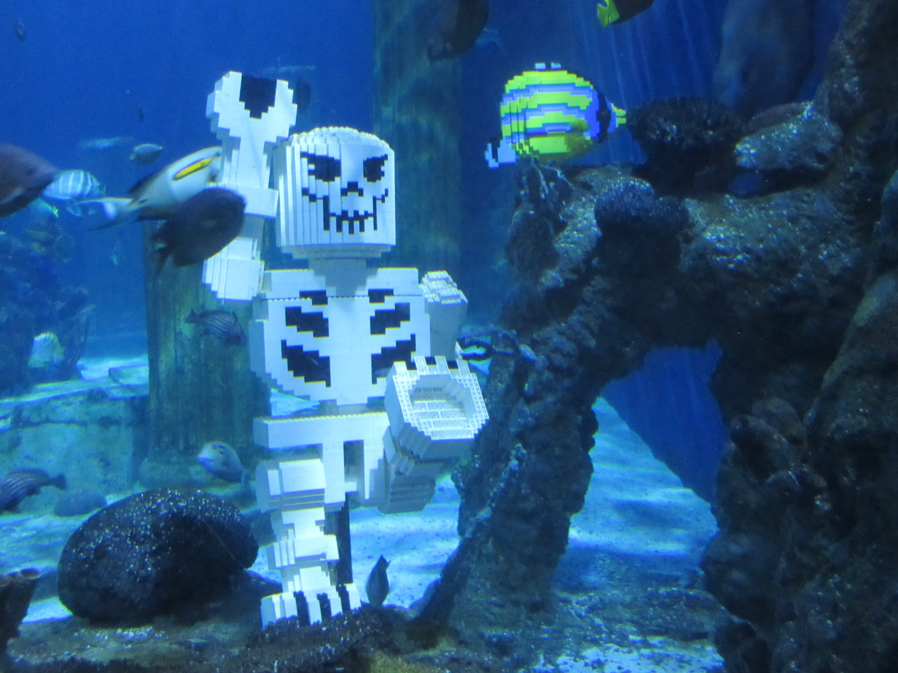 LEGO Figures in the Shark Tank