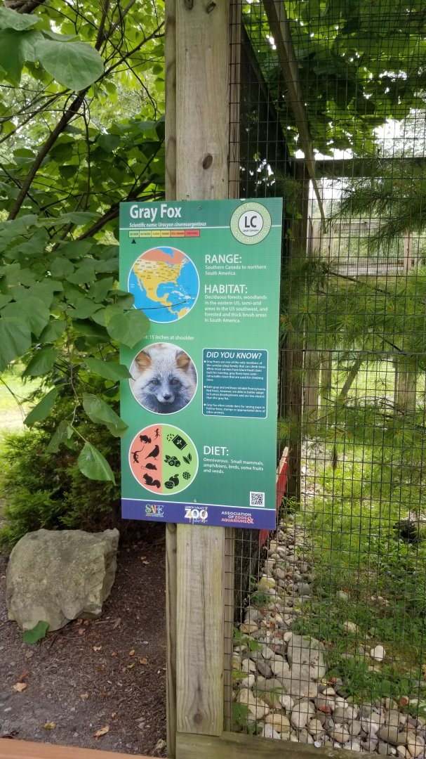 Lehigh Valley - Gray Fox sign