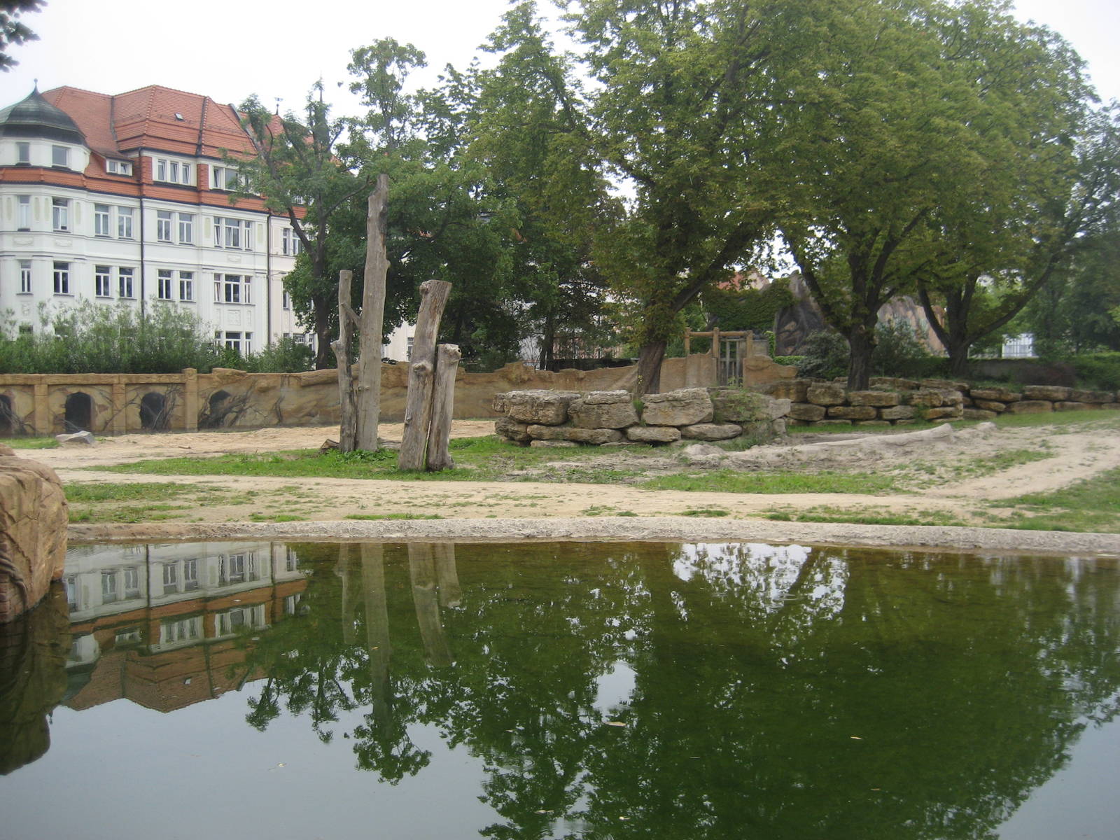 Leipzig Zoo - Elephant outdoor exhibit