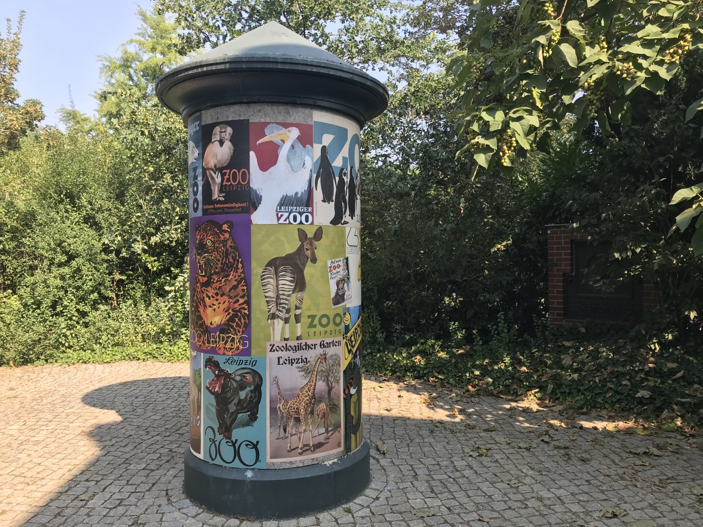 Leipzig zoo historical posters