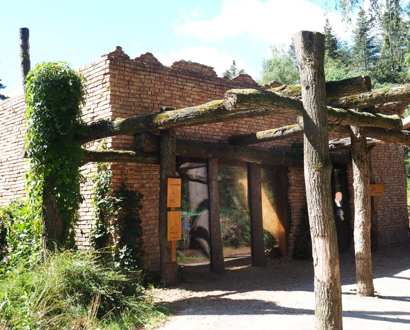 Lemur and capuchin house