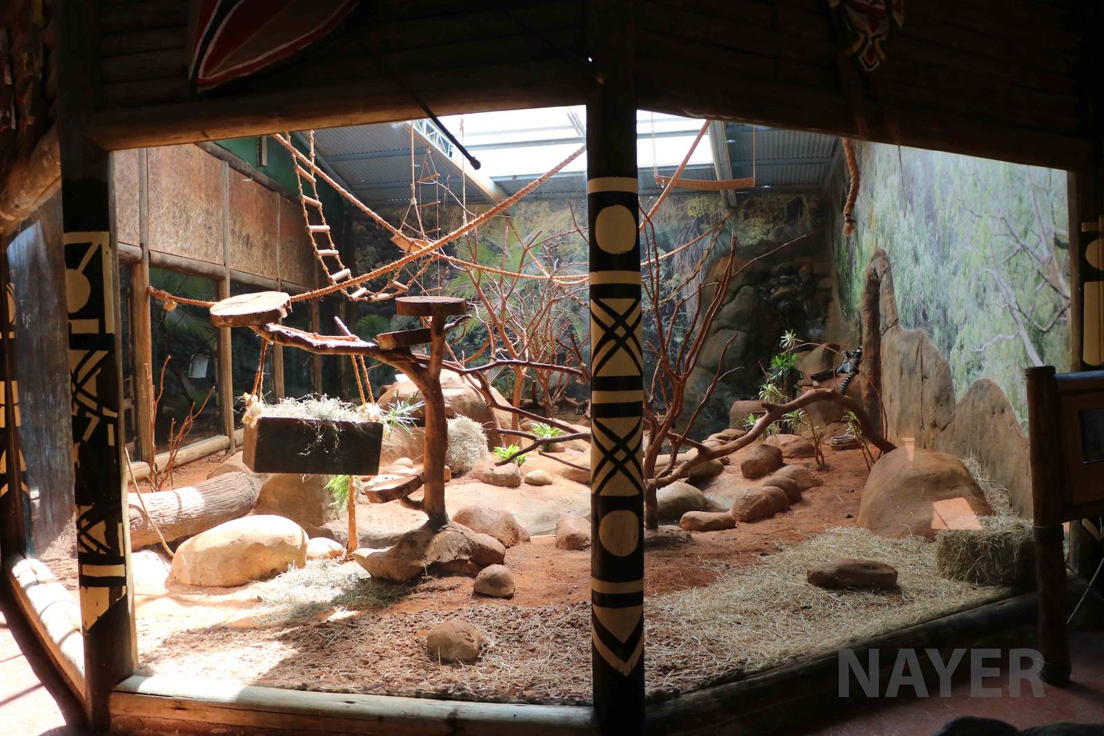 Lemur enclosure, April 2016