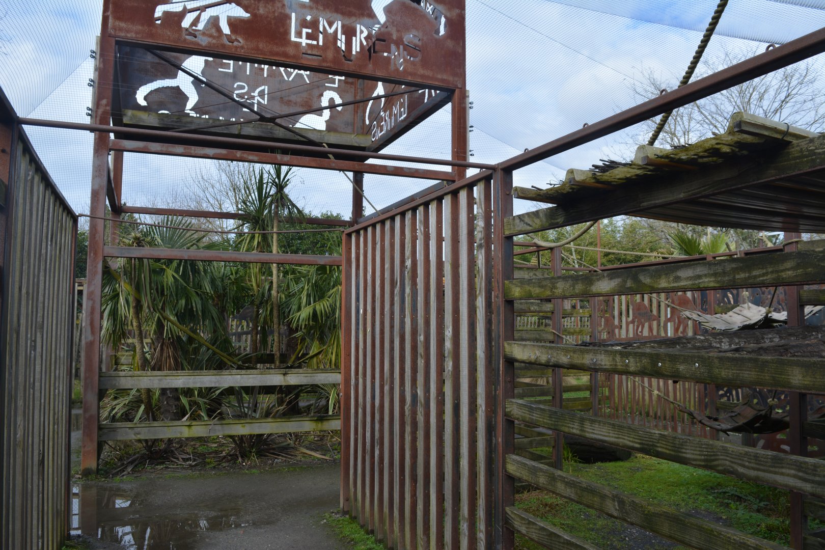 Lemur enclosure