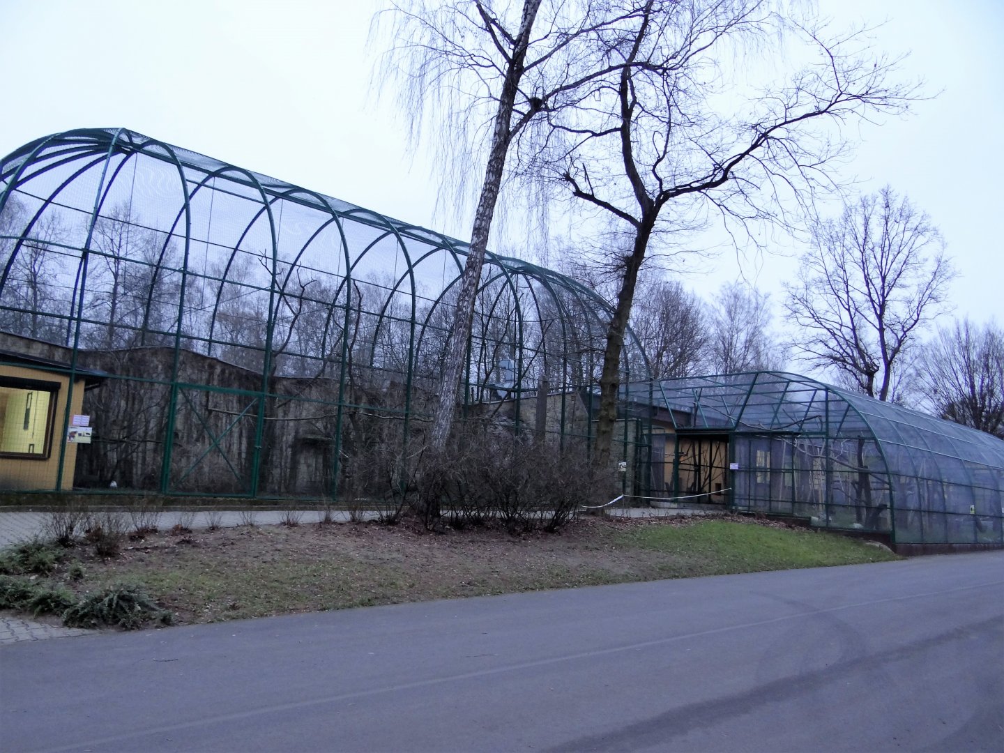 Lemur enclosures after renovation.