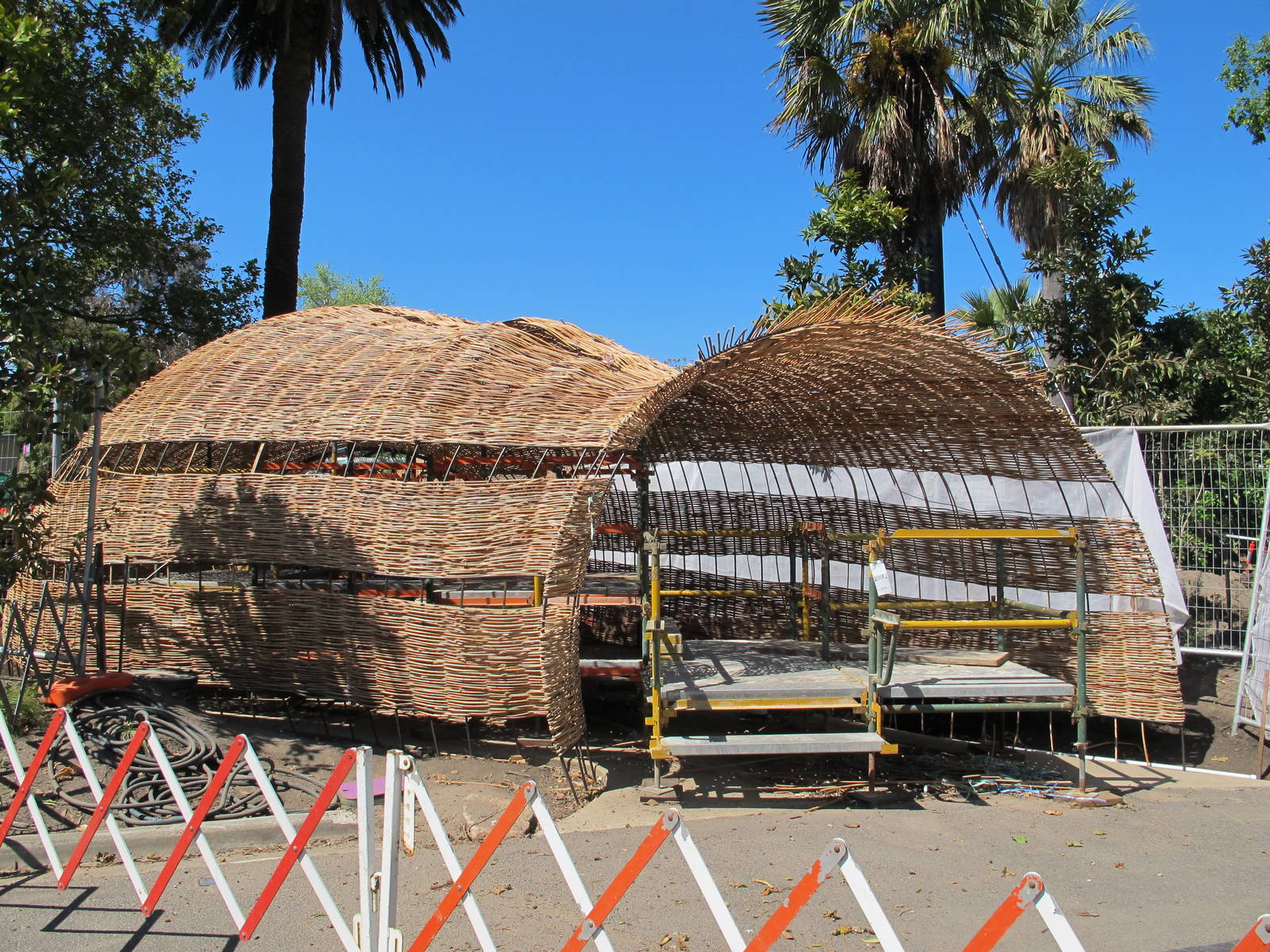 Lemur Island Construction - Melbourne Zoo November 2013