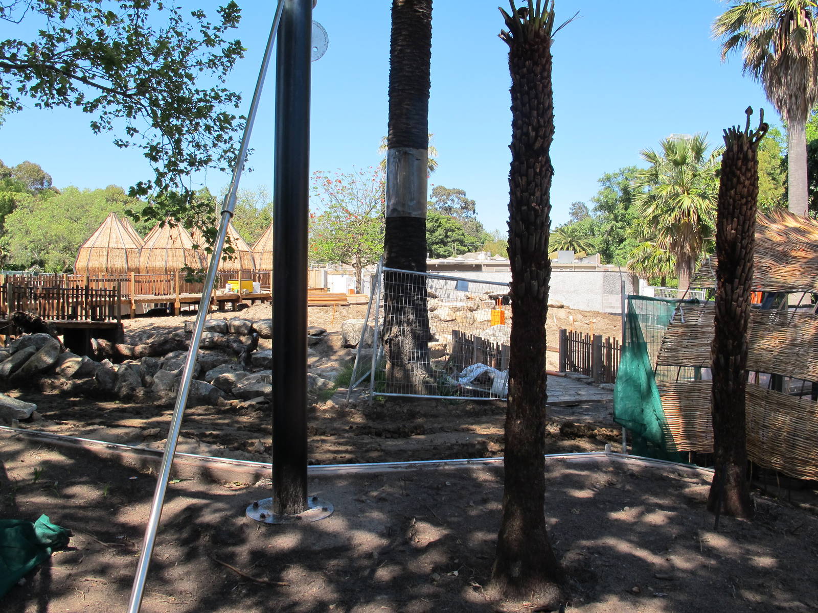 Lemur Island Construction - Melbourne Zoo November 2013