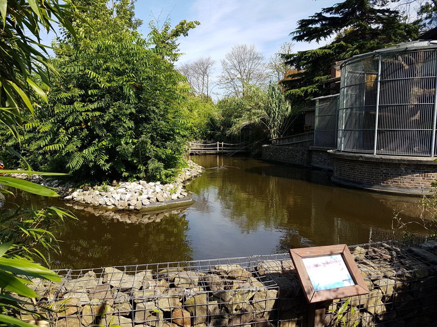 Lemur-island in front of Monkey-house