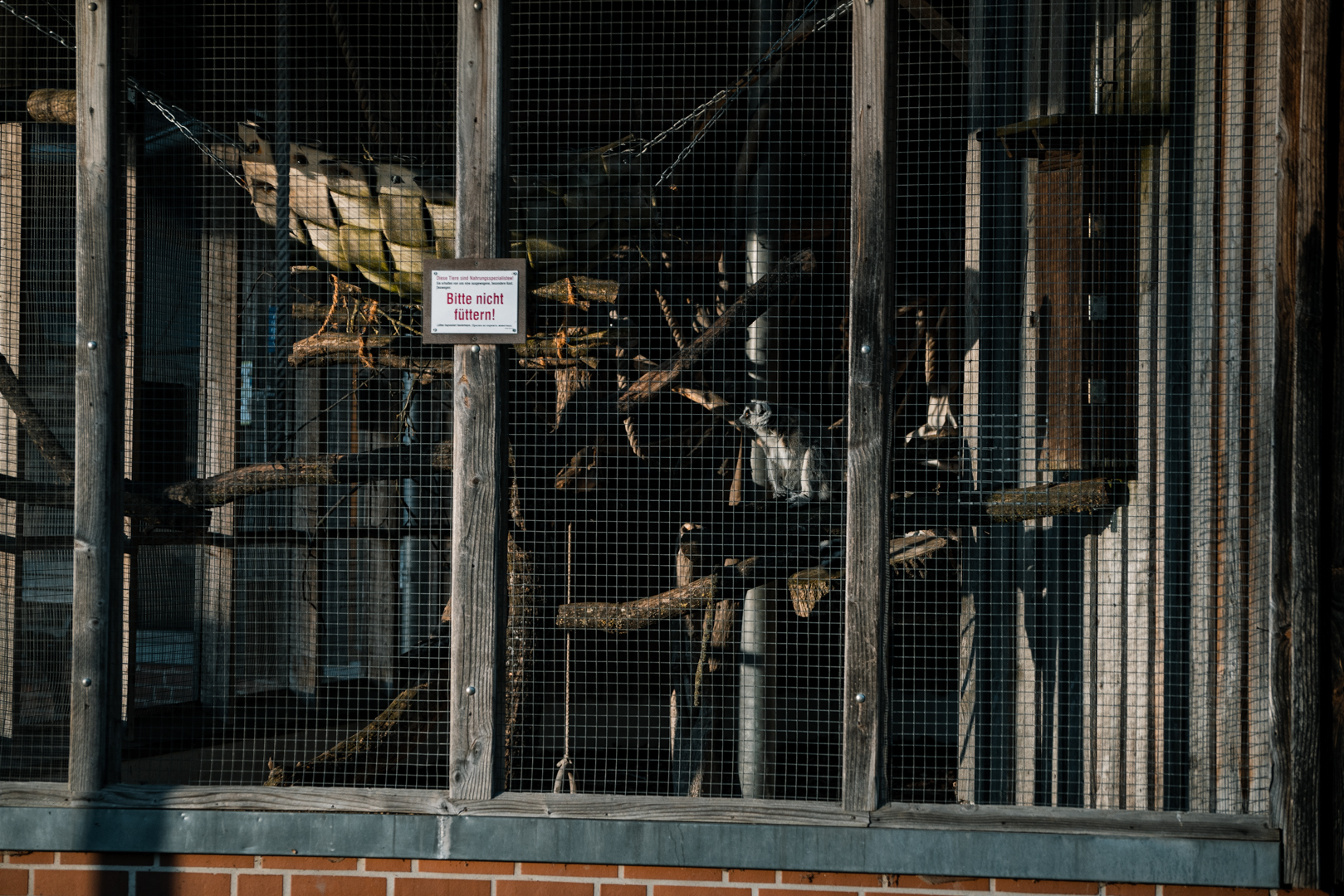 Lemur outdoor enclosure