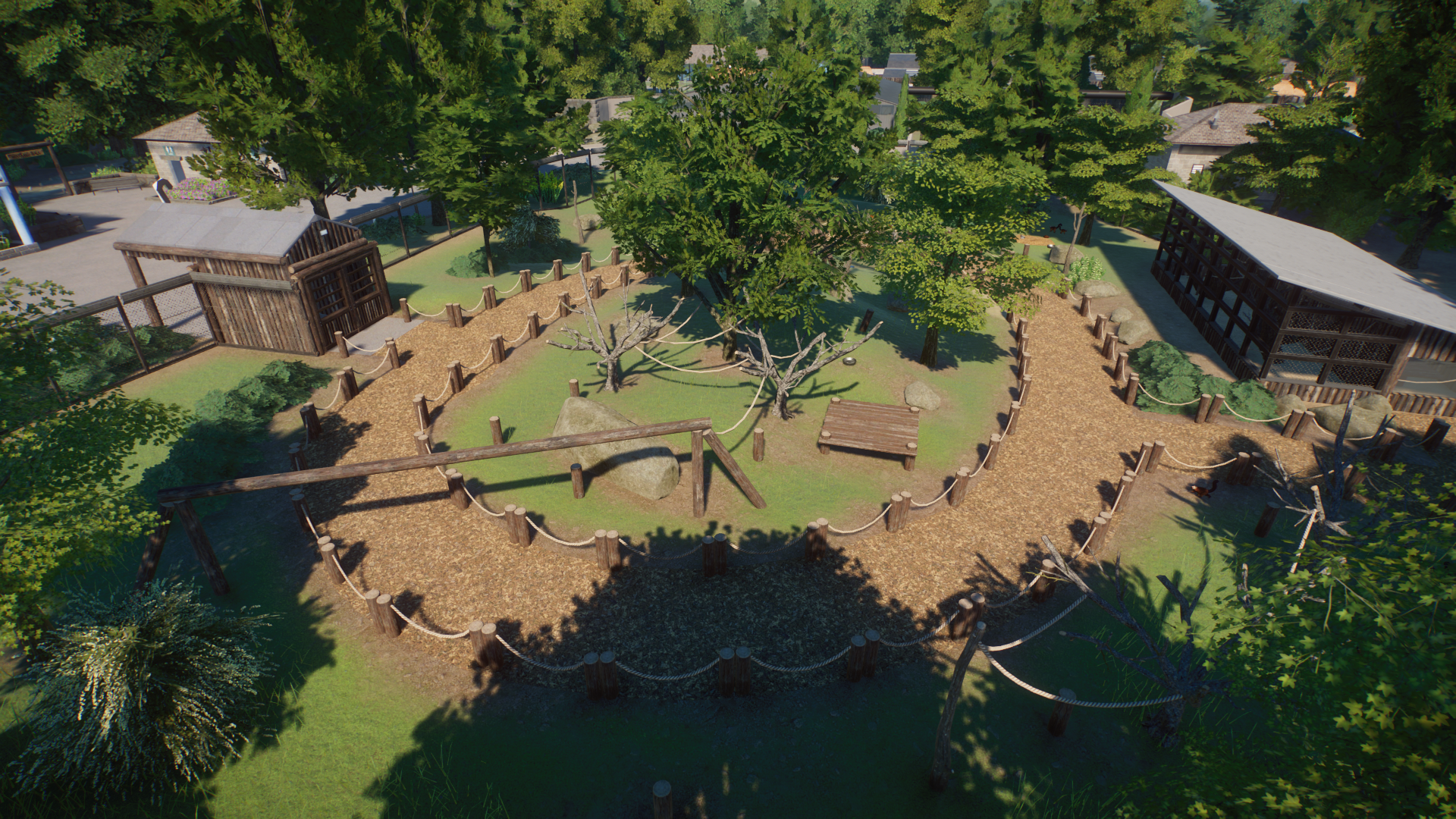 Lemur Walkthrough Exhibit (Planet Zoo)