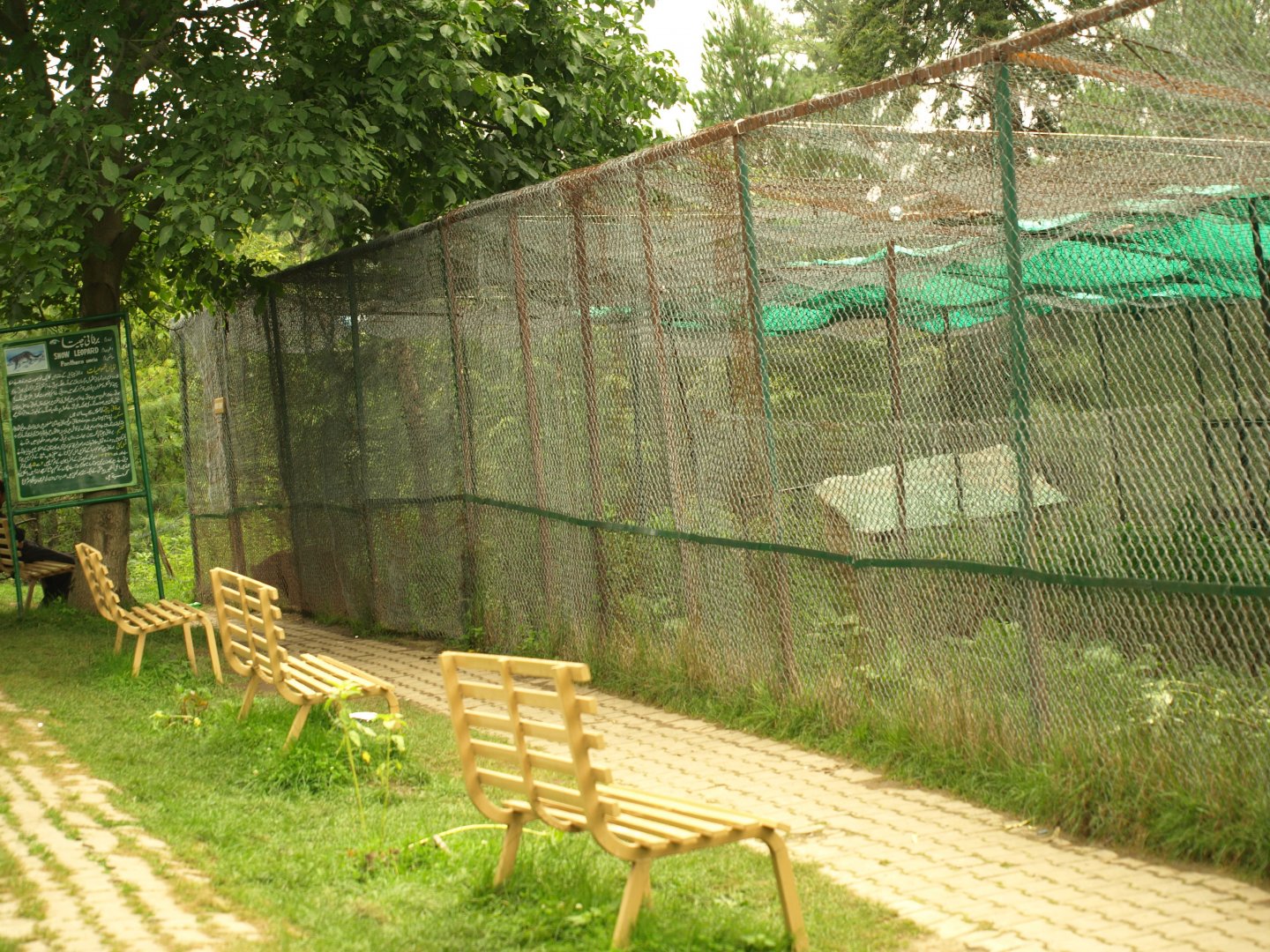Leopard and bear enclosures - Lalazar Wildlife Park 2017