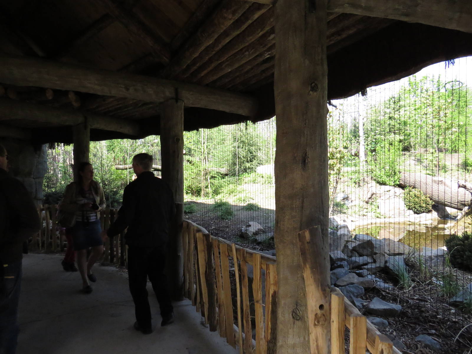 Leopard viewing area, April 2014.