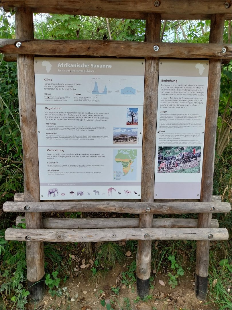 Lewa savanna - Information point