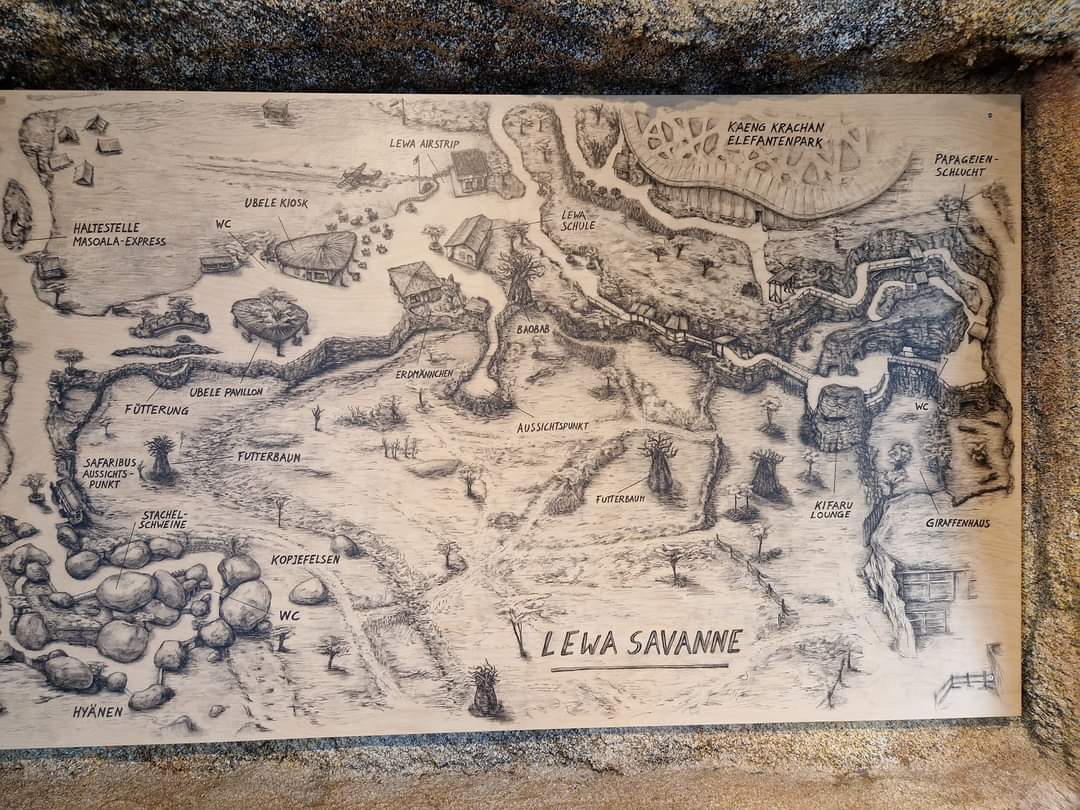 Lewa Savanna map