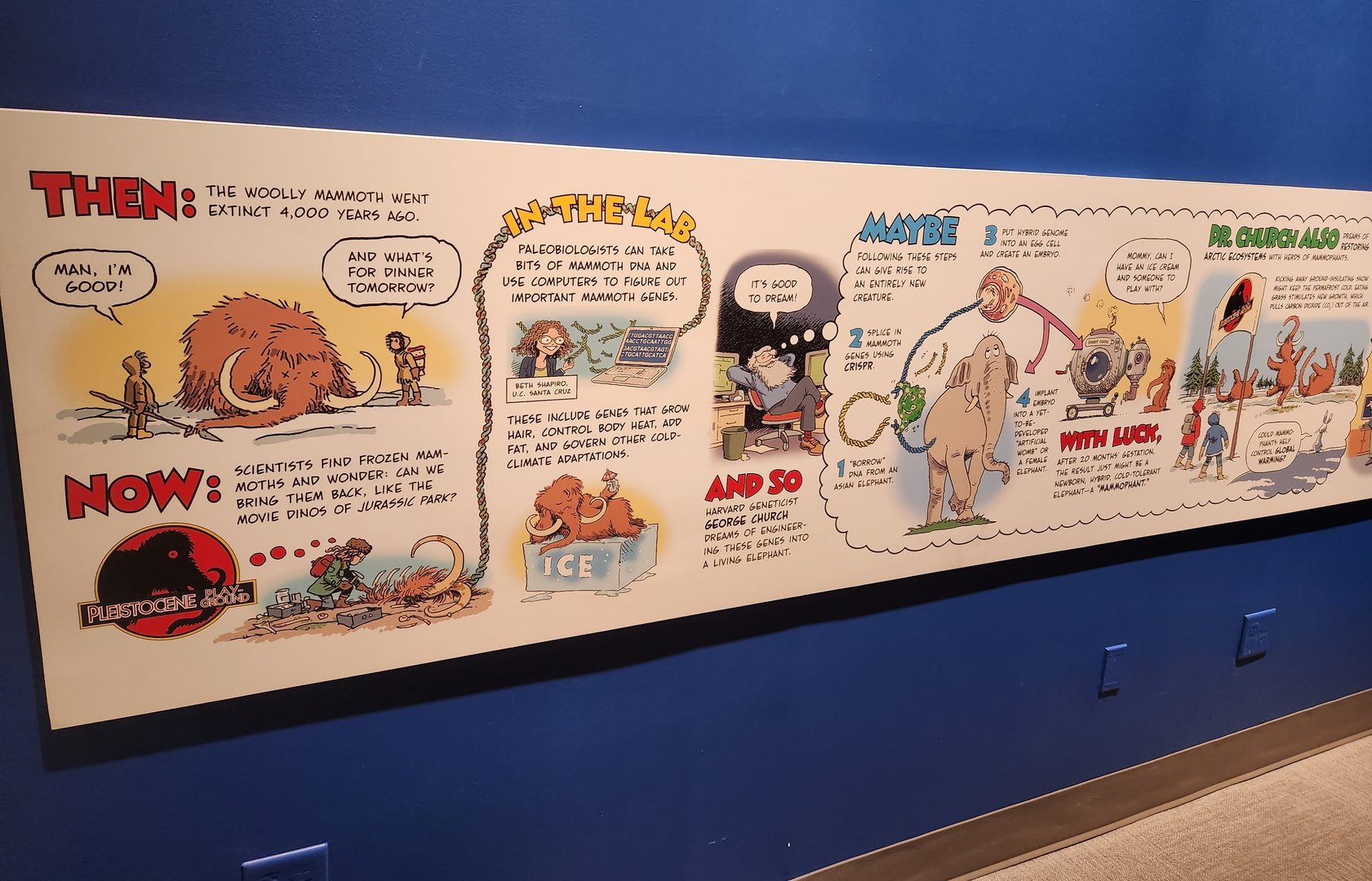 Liberty Science Center (2023) - Making Mammoths comic