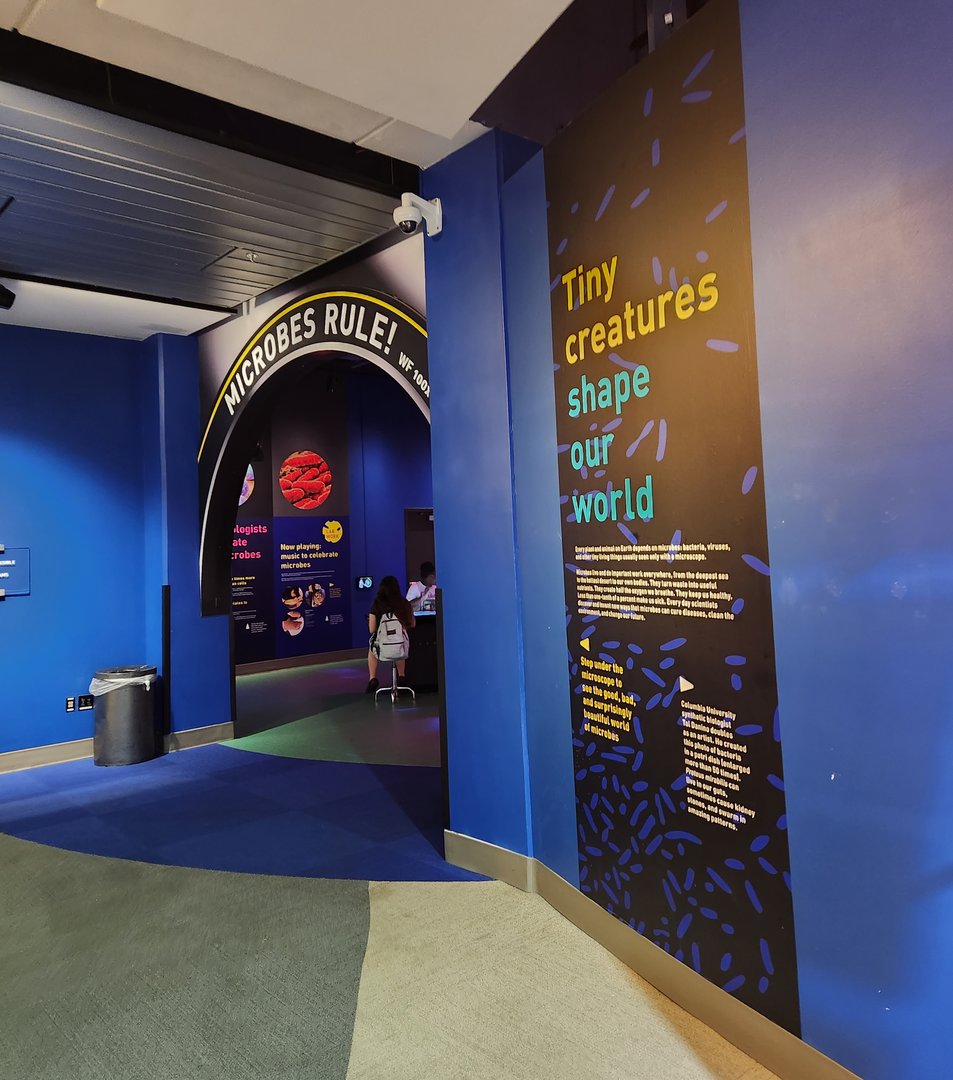 Liberty Science Center (2023) - Microbes Rule! entrance