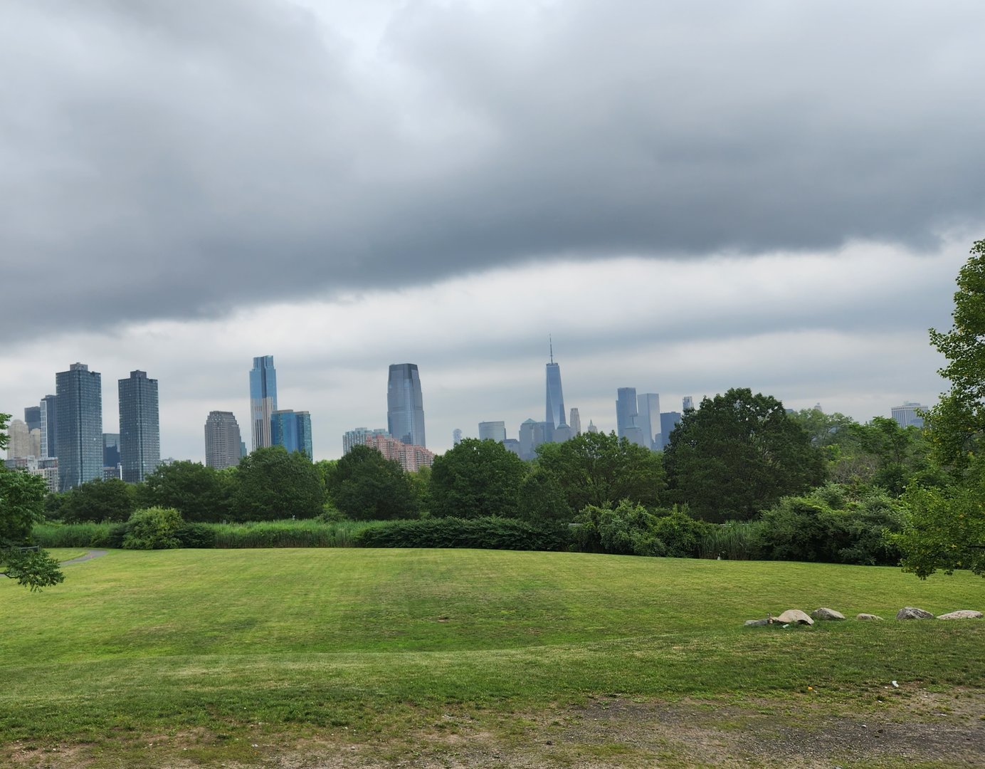 Liberty Science Center (2023) - View of NYC from the deck