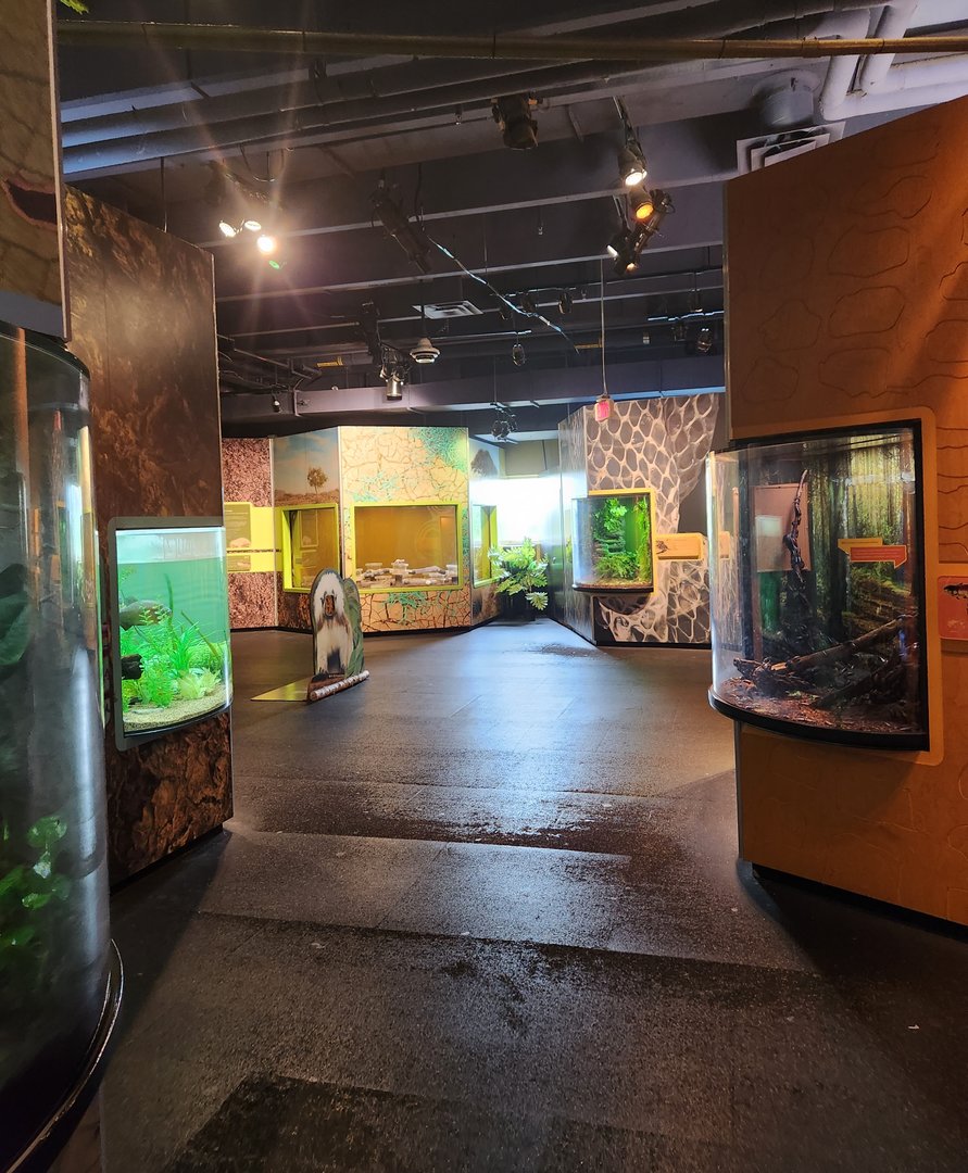 Liberty Science Center (2023) - Wild About Animals entrance