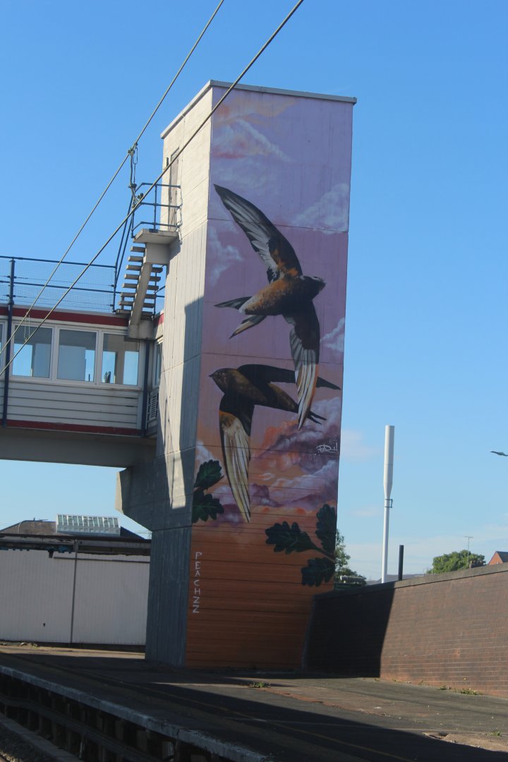 Lift tower Macclesfield station