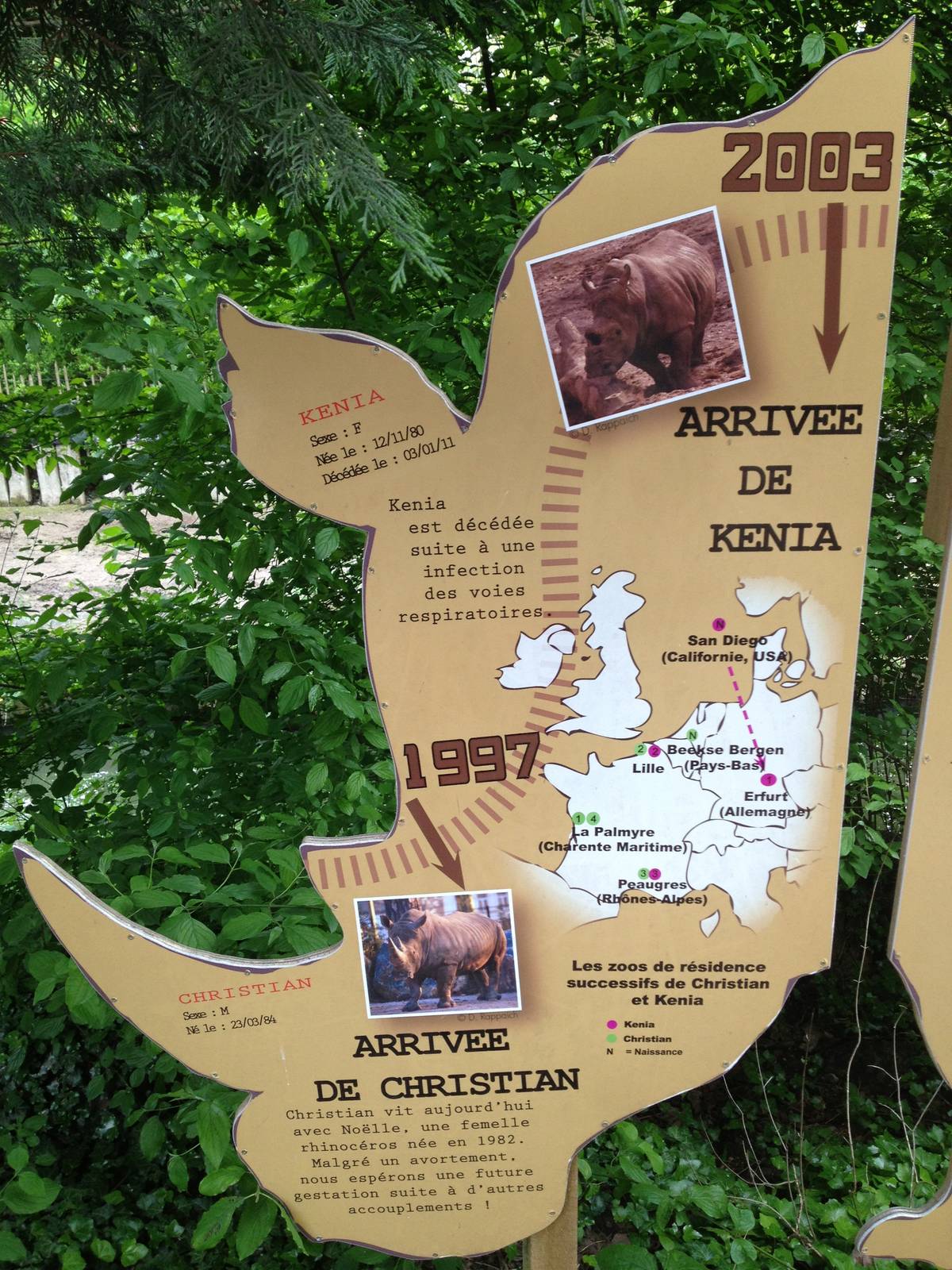 Lille Zoo signage
