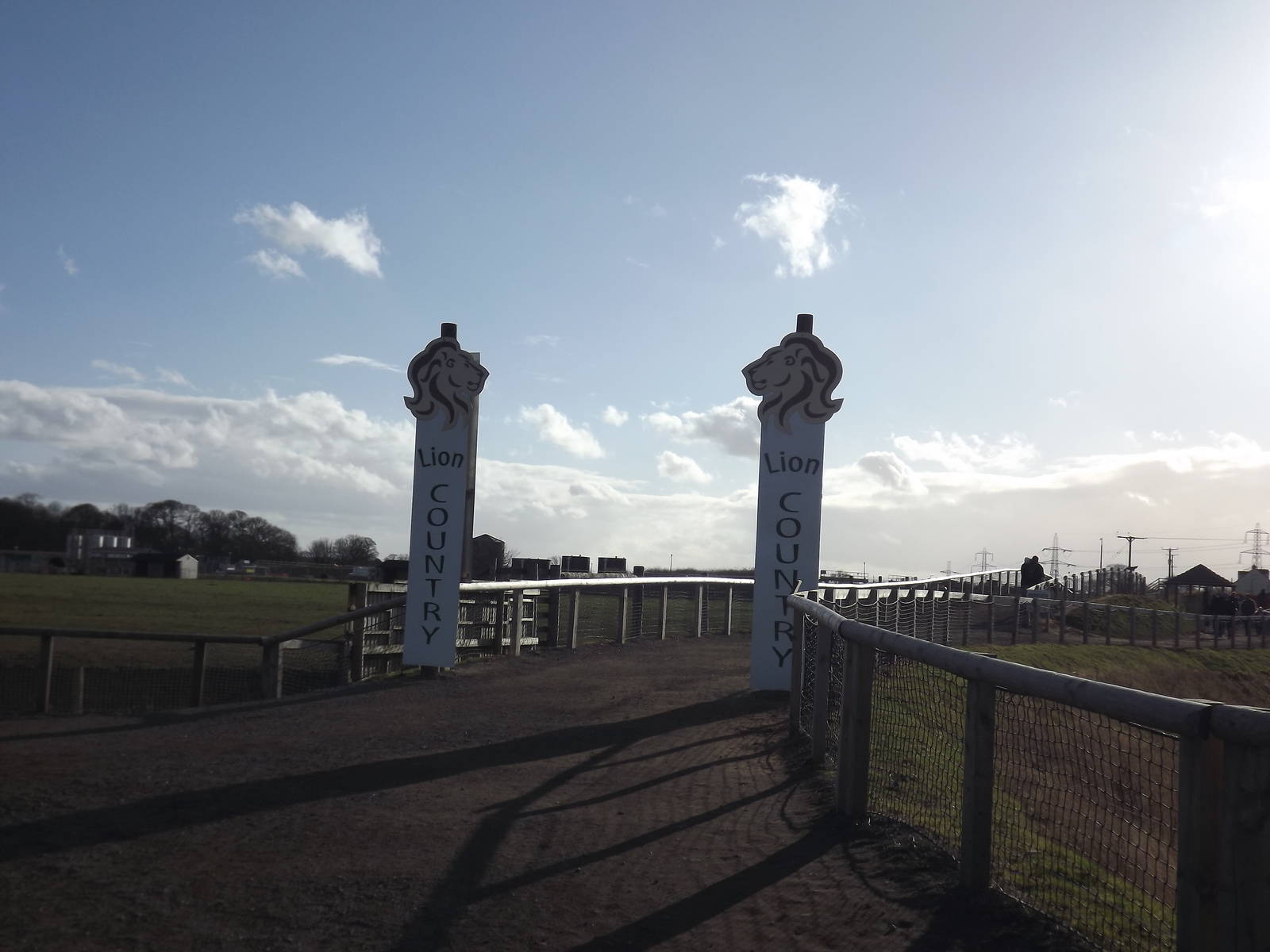 Lion country at Yorkshire Wildlife Park 18/02/12