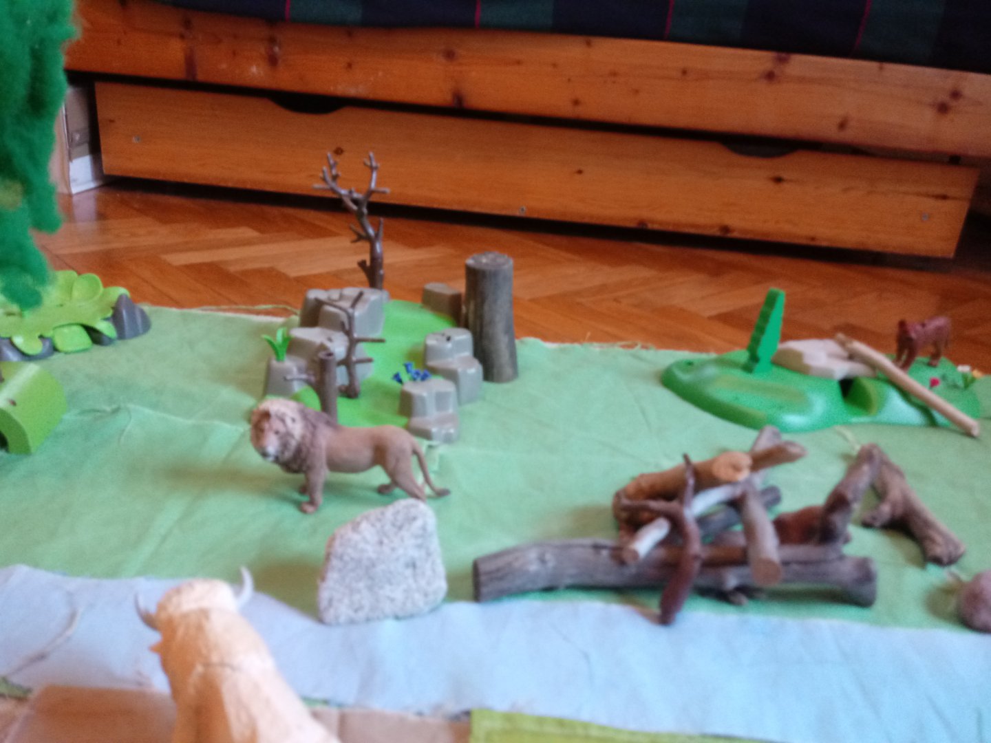 Lion enclosure in my Ice Age exhibit