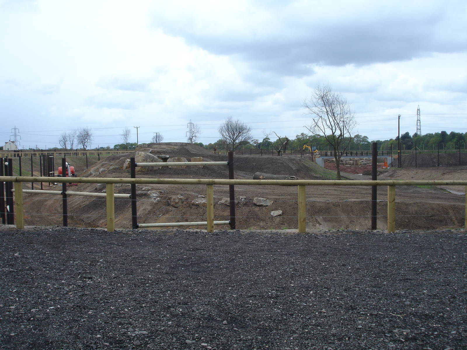 Lion Enclosure in progress - opens in 2 weeks