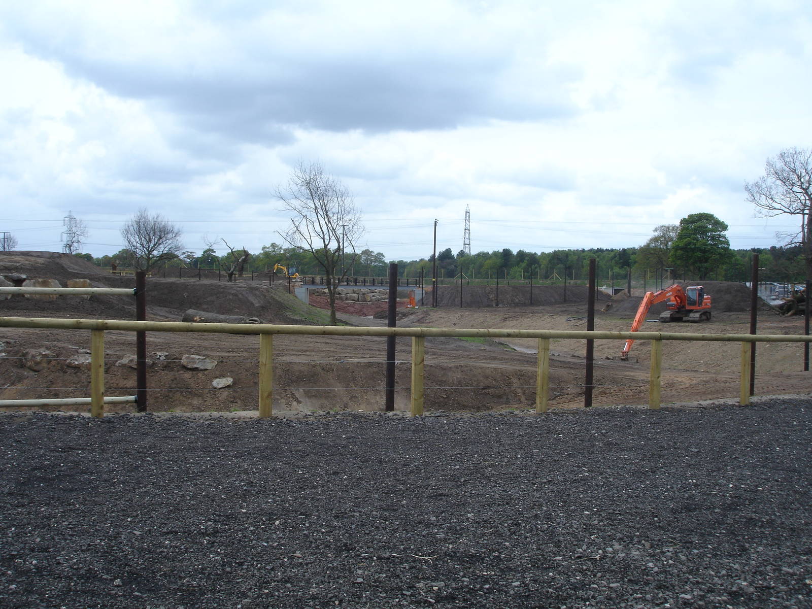 Lion Enclosure in progress - opens in 2 weeks