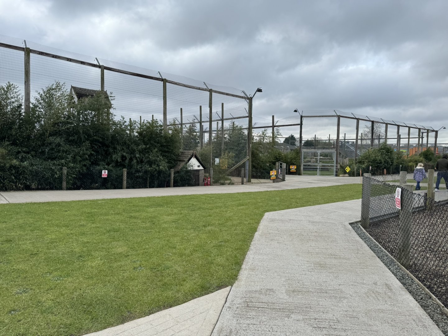 Lion Enclosures at Wolds Wildlife Park (March 2024)