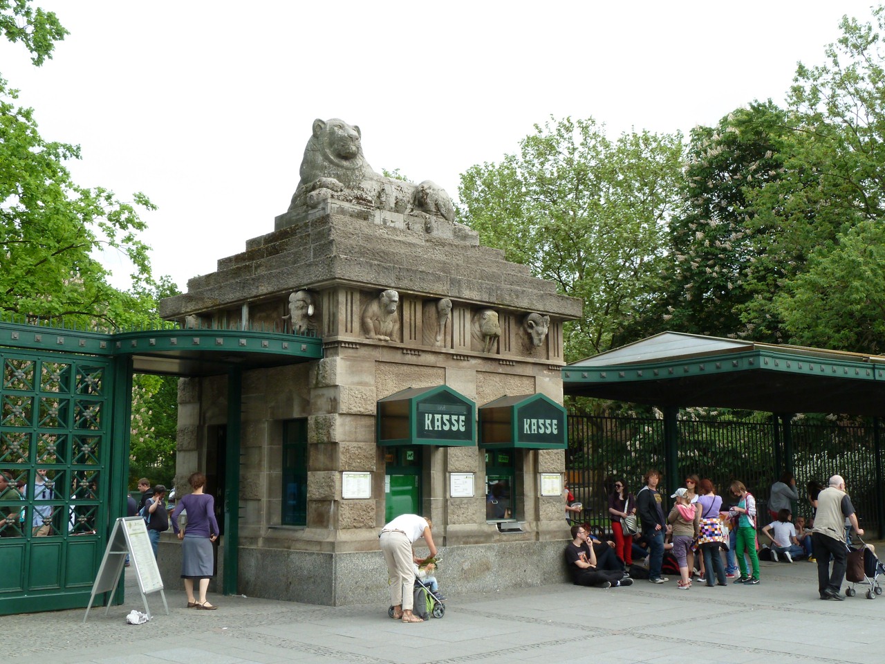 Lion entrance