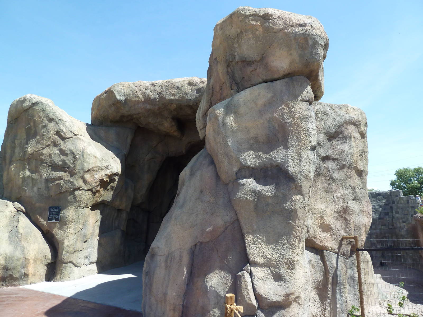 Lion Exhibit Entrance - New Exhibit In 2010