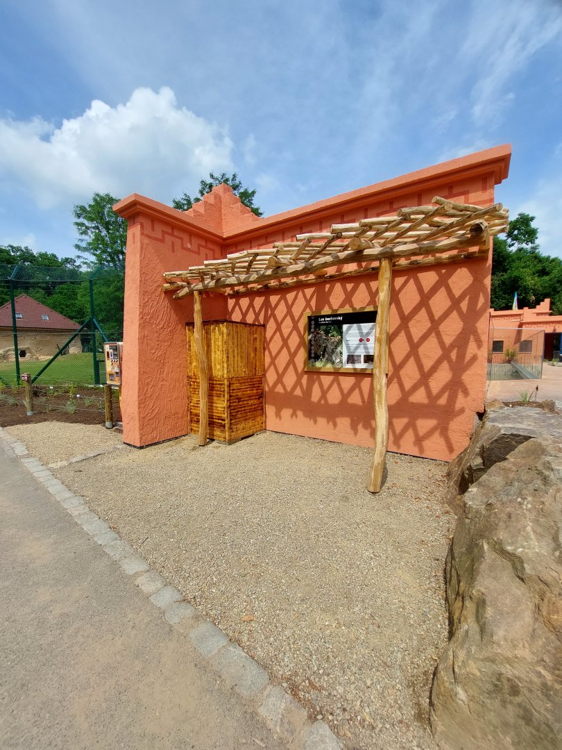 Lion exhibit reconstruction - architecture