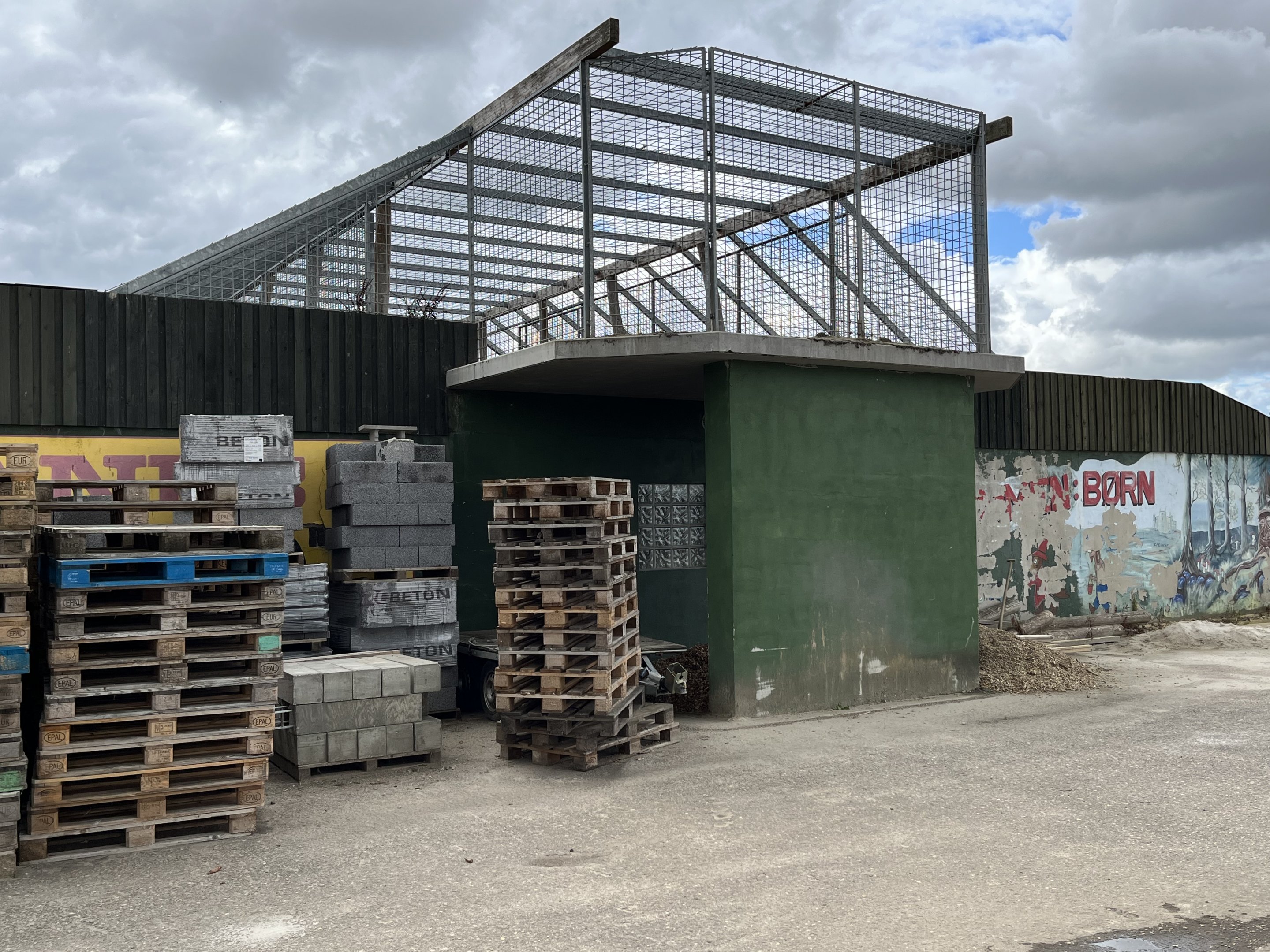 Lion Exhibit (view from car park)