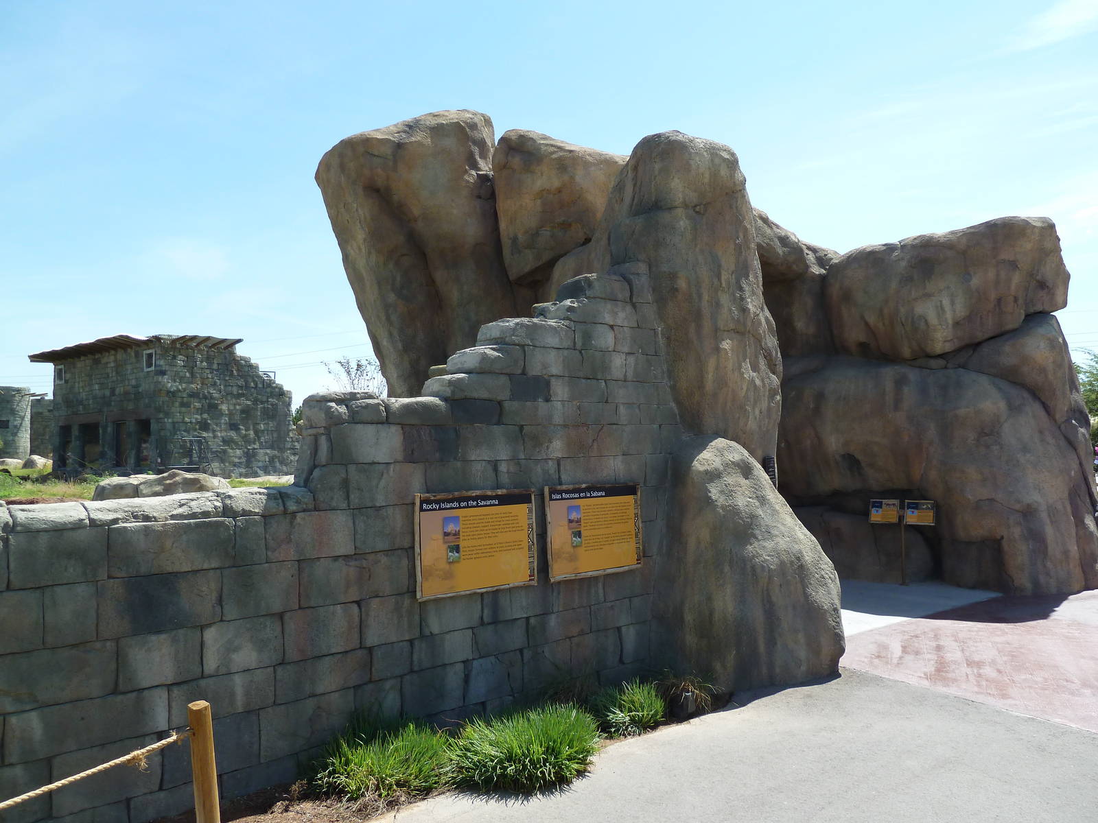 Lion Exhibit Wall - New Exhibit In 2010