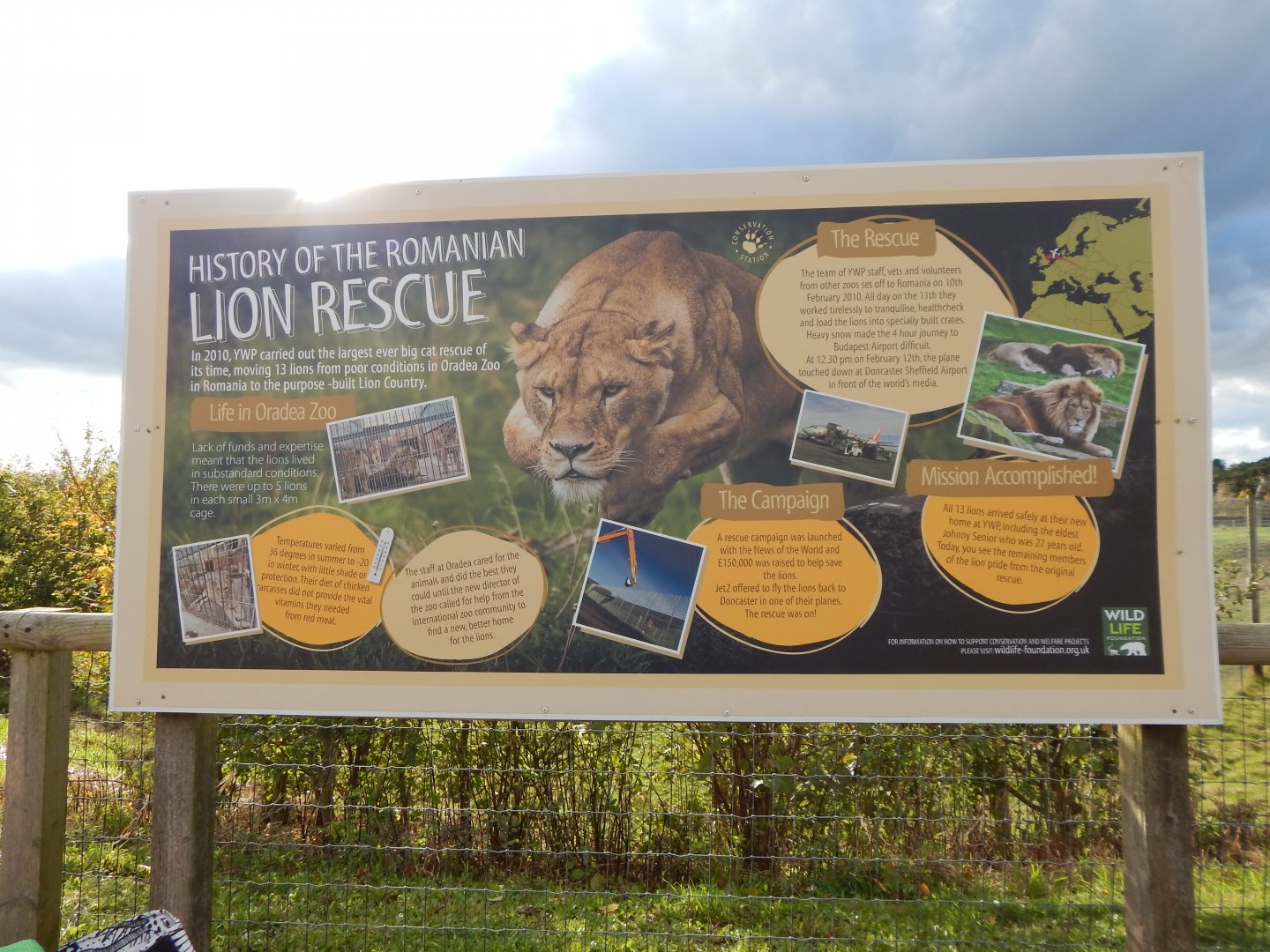 Lion habitat signage 121024