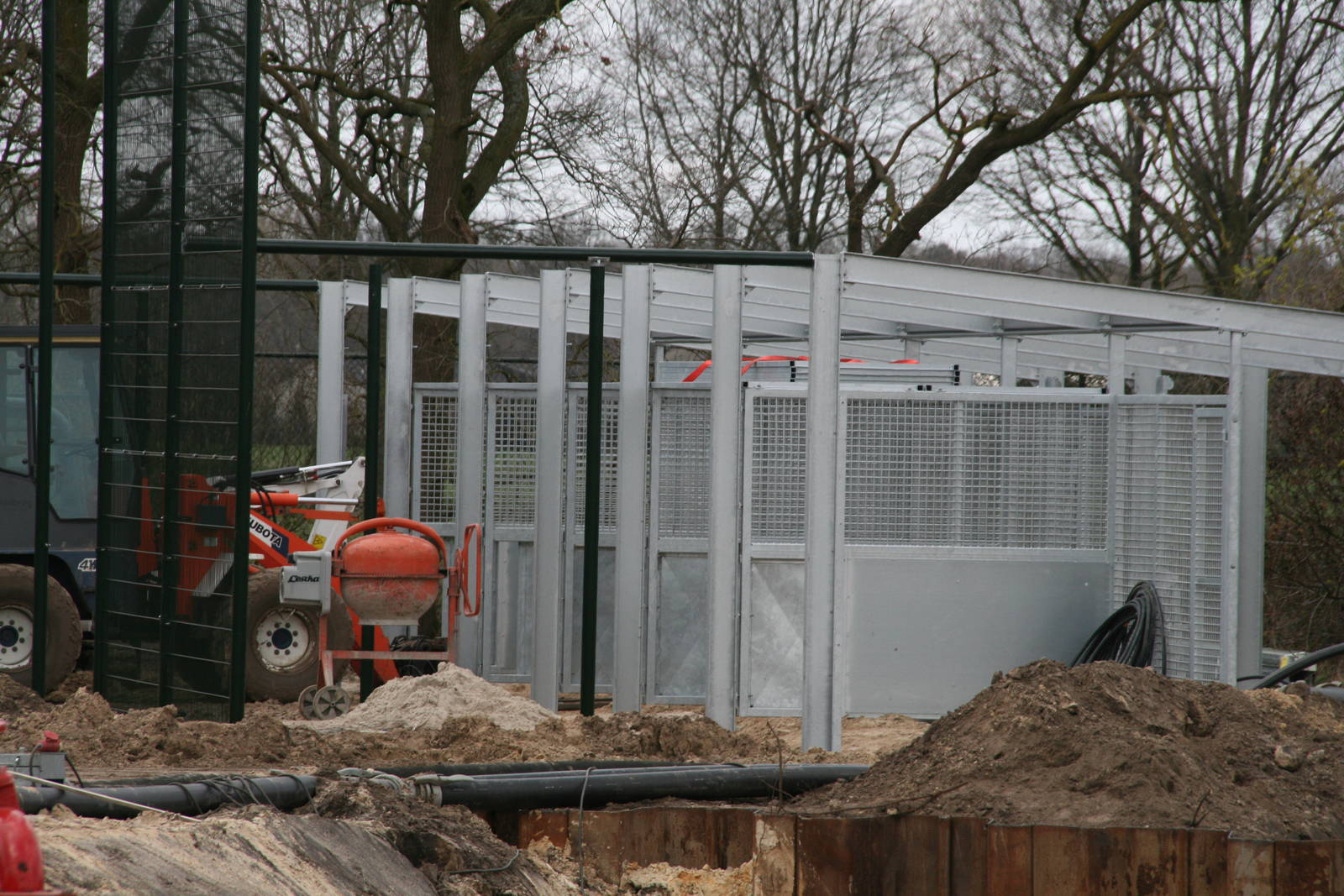 Lion house building site