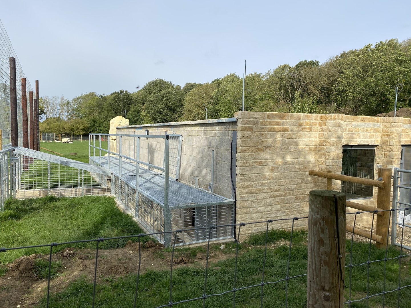 Lion house rear / run, Johnsons of Oldhurst, UK