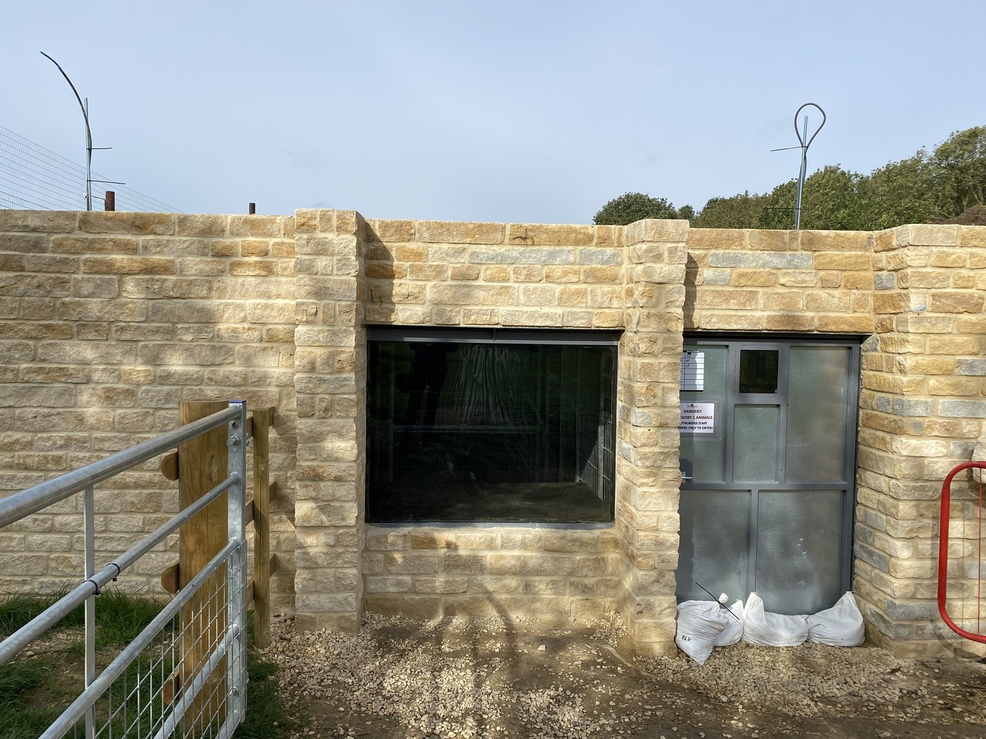 Lion house window, Johnsons of Oldhurst, UK