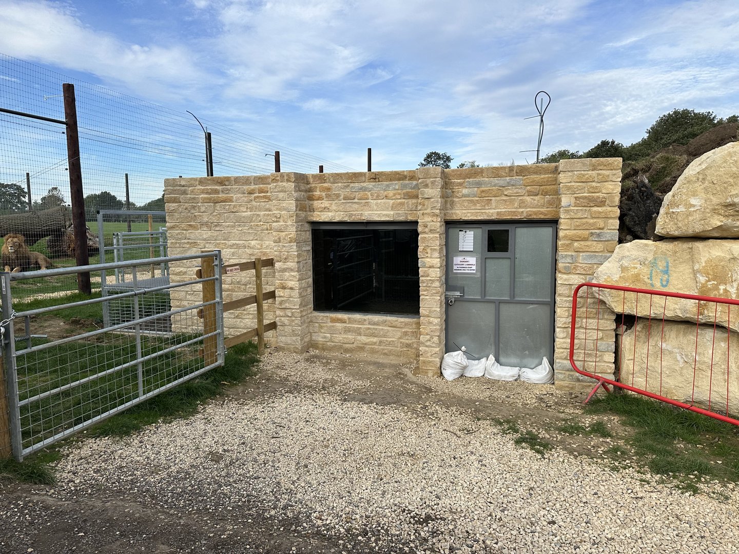 Lion Housing at Johnsons of Old Hurst (October 2023)