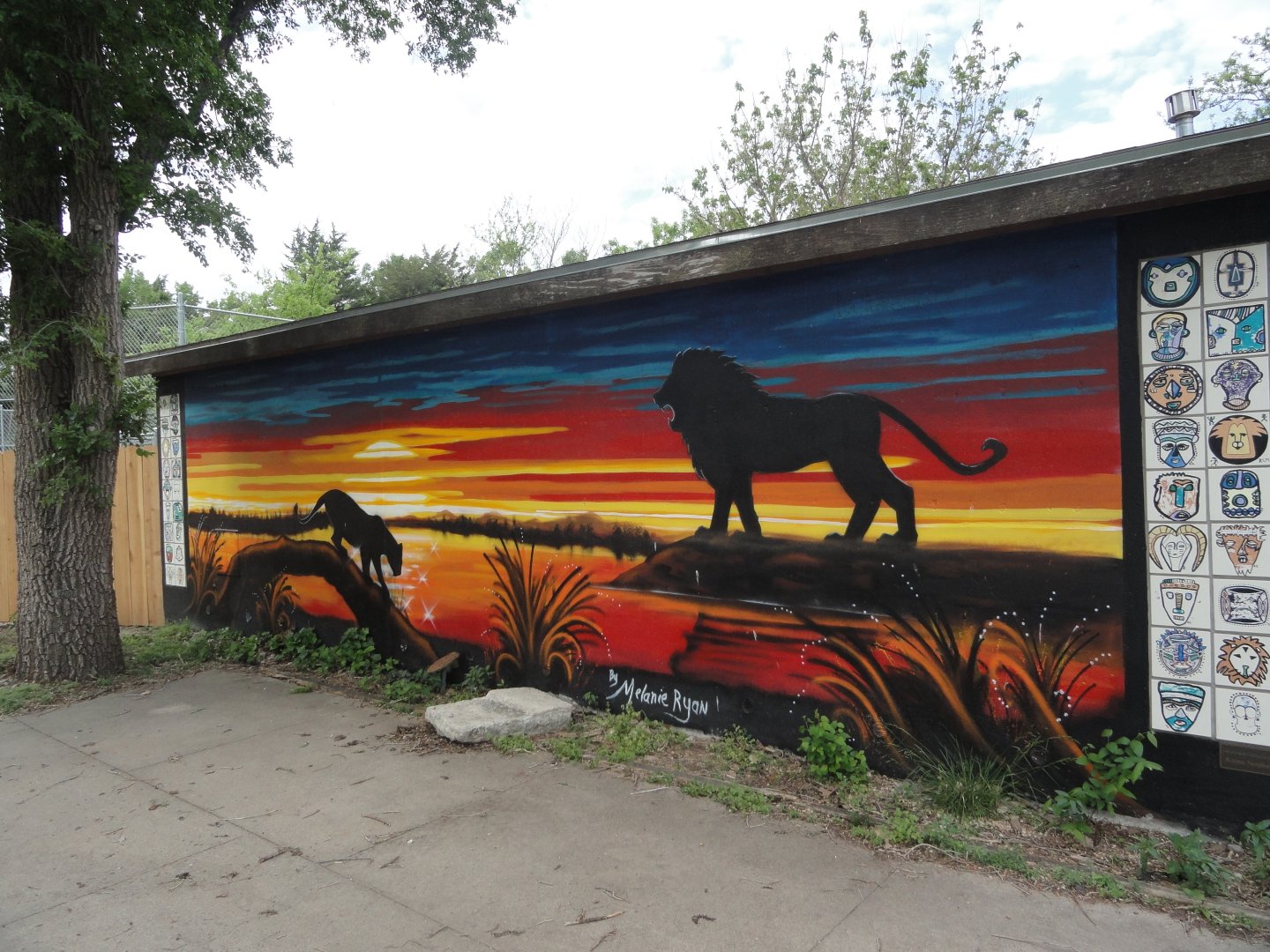 Lion Mural