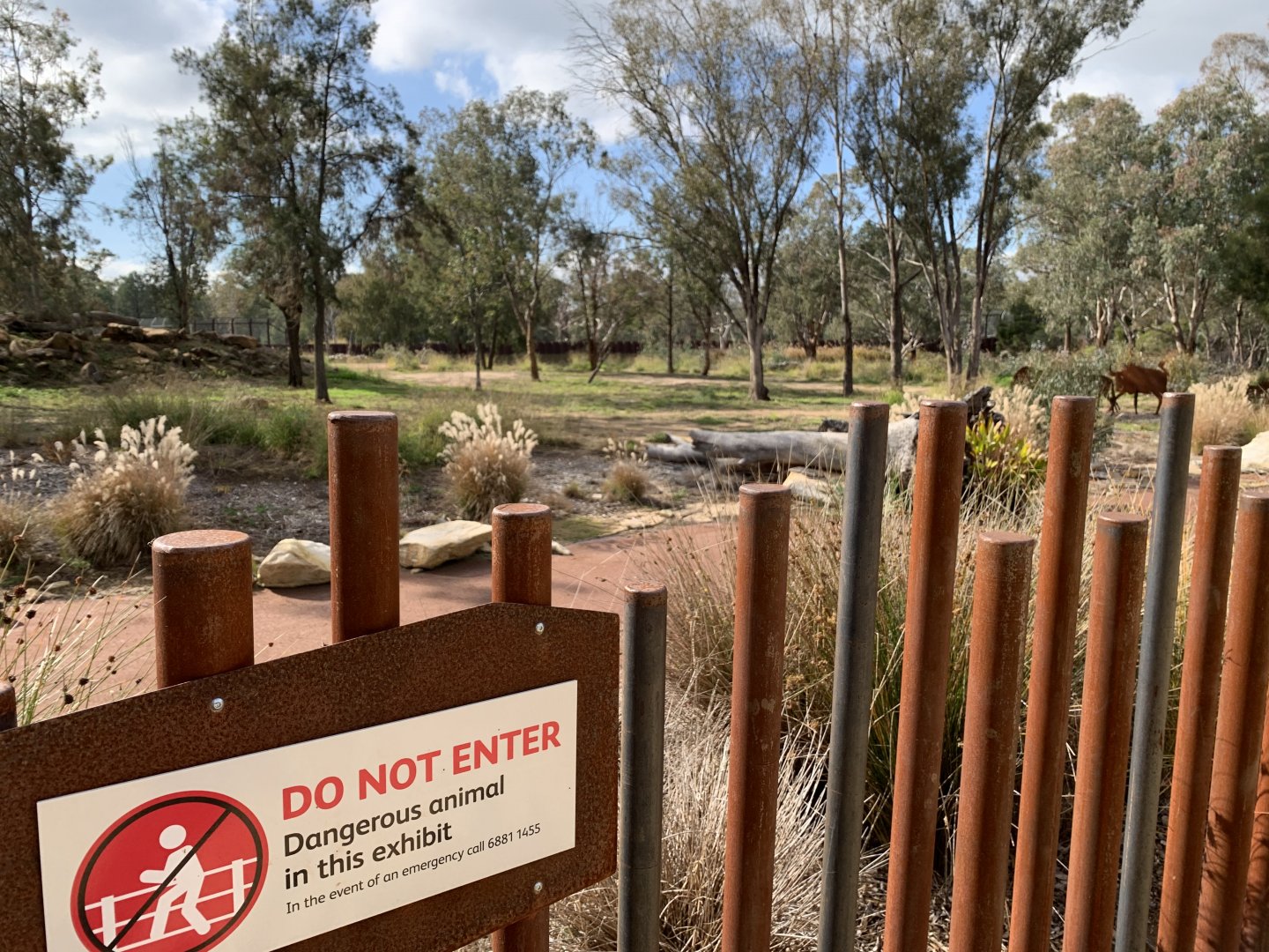 Lion Pride Lands- Warning Sign