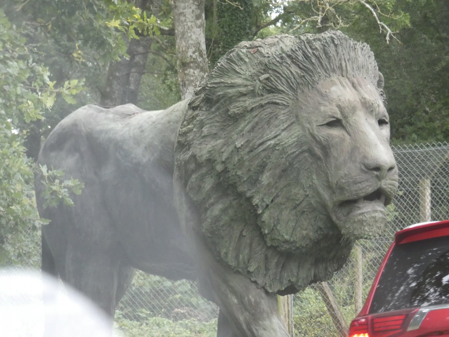 Lion statue