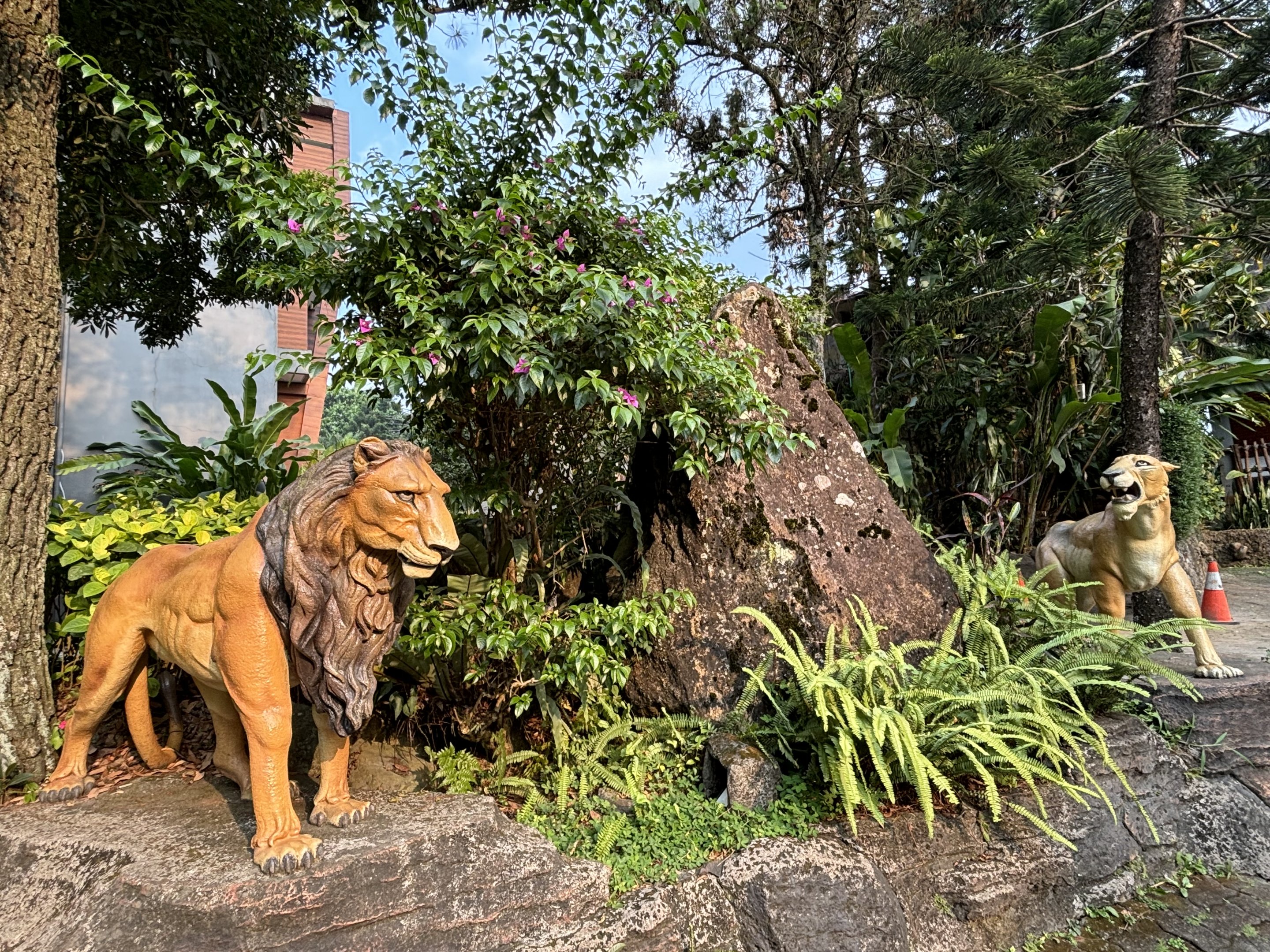Lion Statues - Royal Safari Garden Resort