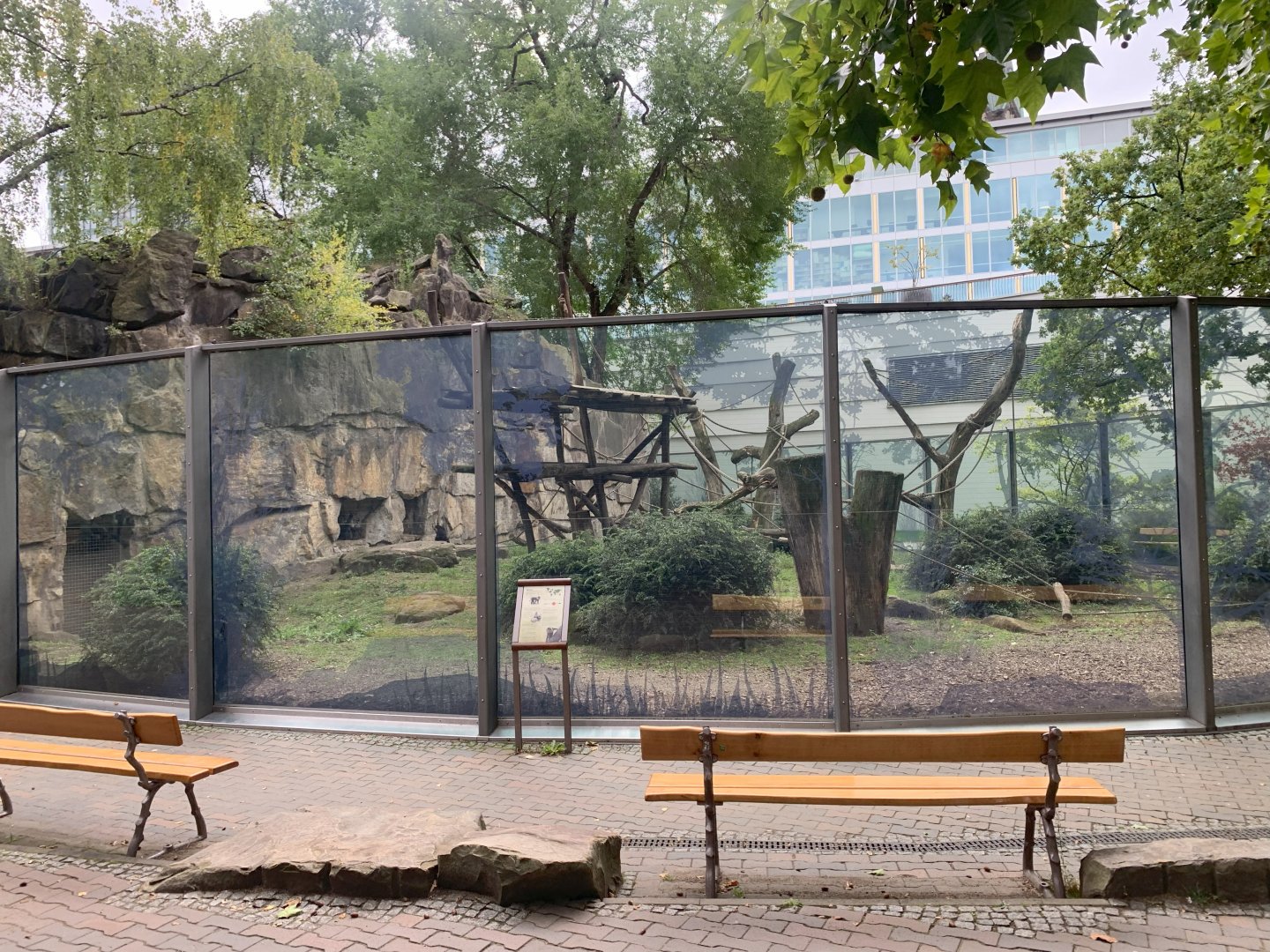 Lion-tailed Macaque enclosure