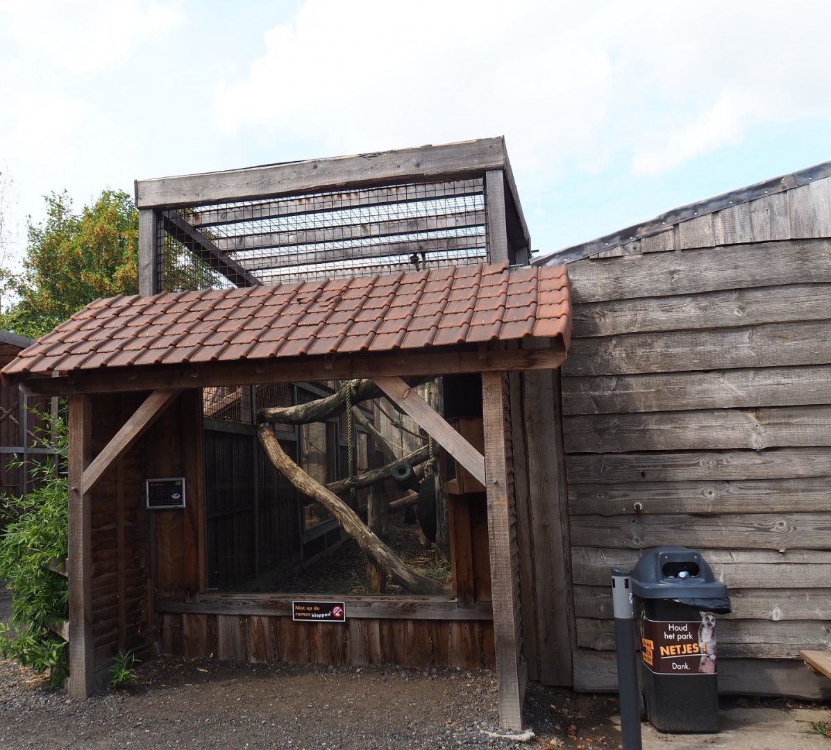 Lion-tailed macaque viewing area